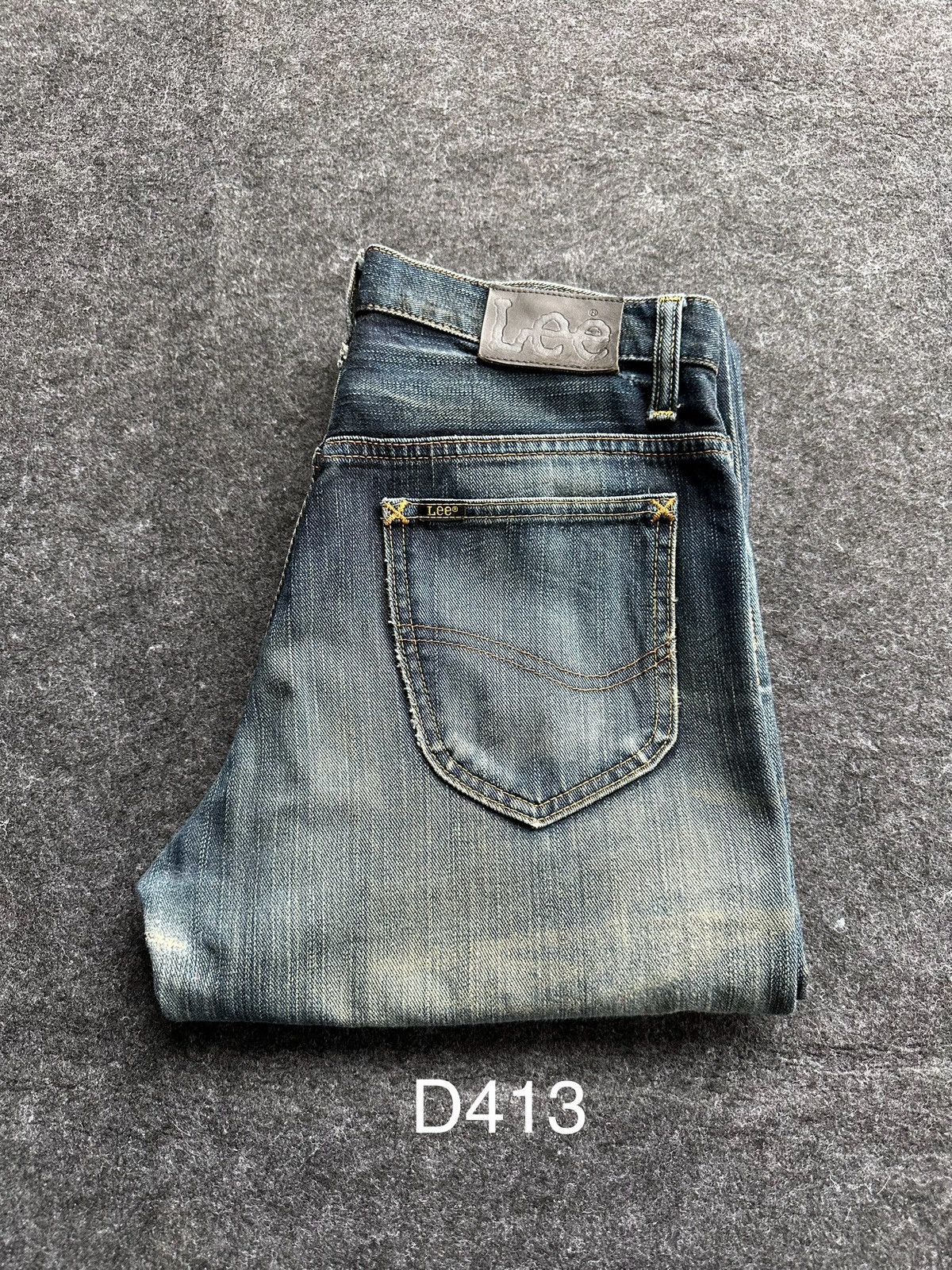 Lee Lee Riders Stone Washed Vintage Denim 29x32 D413 Size US 29 - 20 Thumbnail