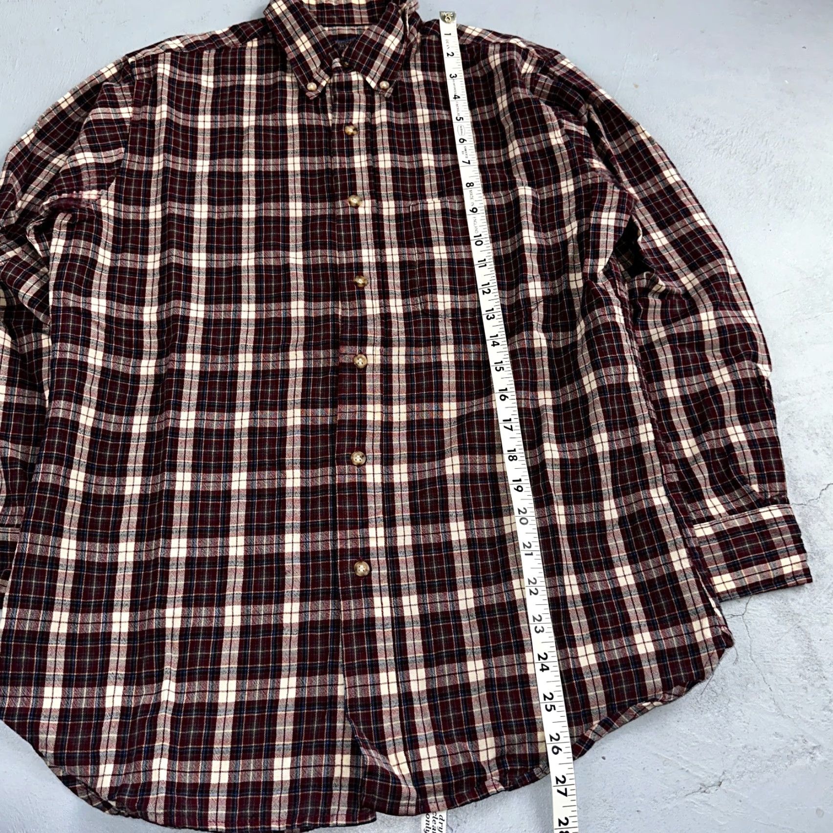 Pendleton VINTAGE Pendleton Shirt Mens M Wool Plaid Red 70s USA Button Up Size US M / EU 48-50 / 2 - 4 Thumbnail