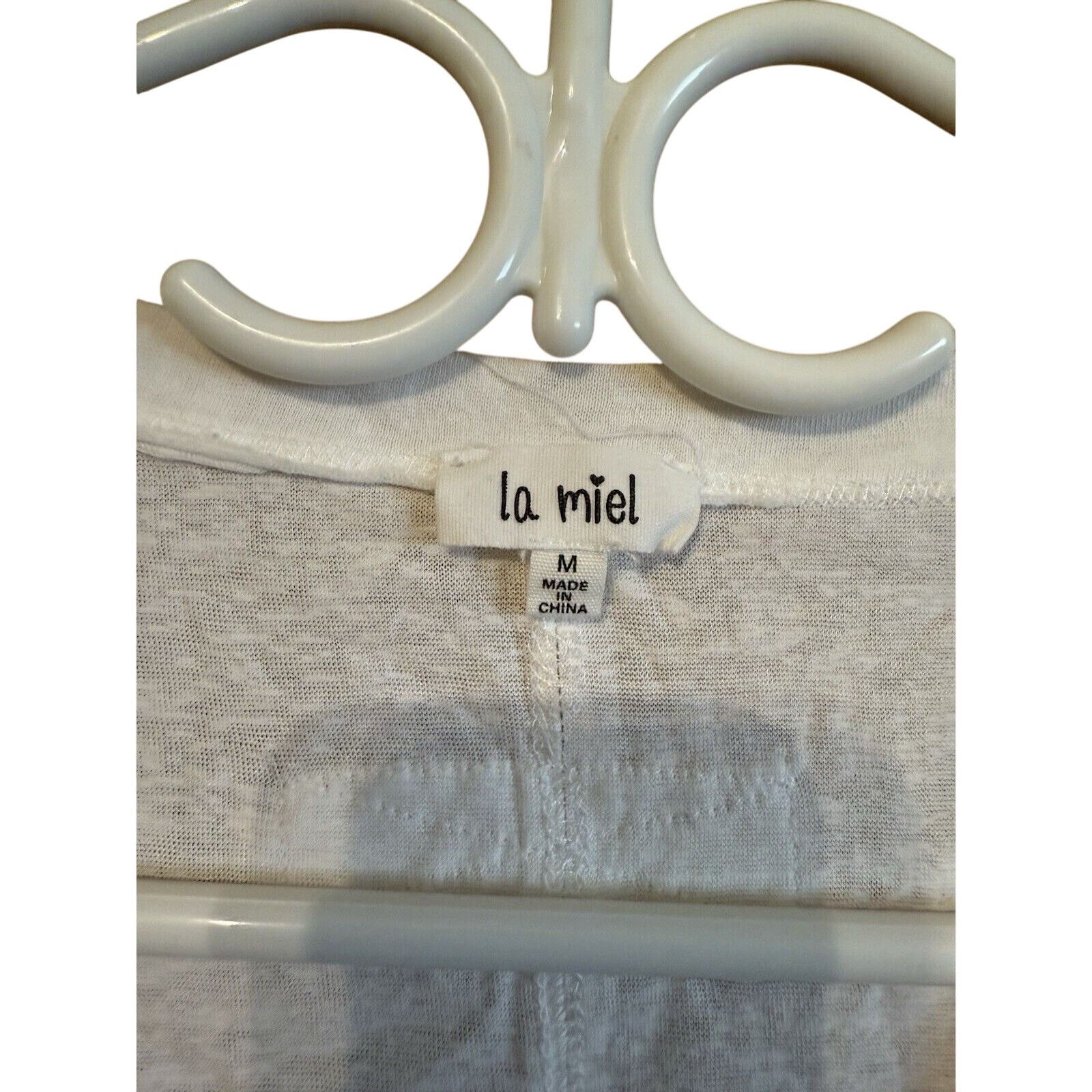 Other La Miel Oversized Basic White Tee Size M / US 6-8 / IT 42-44 - 3 Thumbnail