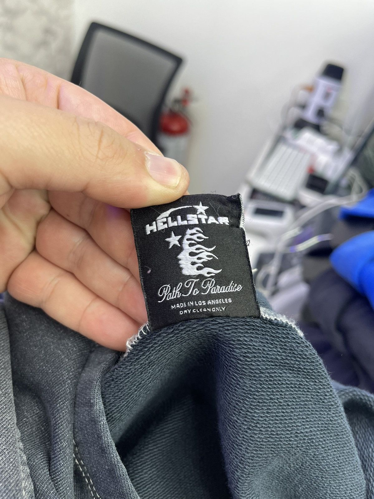HELLSTAR Hellstar “X4” zip up hoodie (black) Size US L / EU 52-54 / 3 - 4 Thumbnail