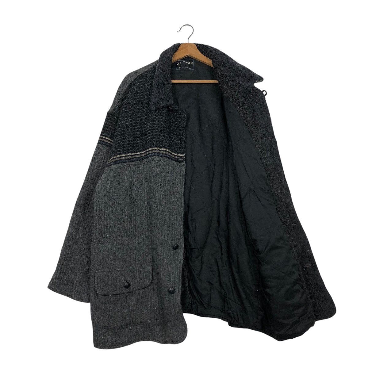 Japanese Brand × Quiksilver × Vintage 📌Vintage Wool Jacket Herringbone Quicksilver Button Size US L / EU 52-54 / 3 - 12 Thumbnail