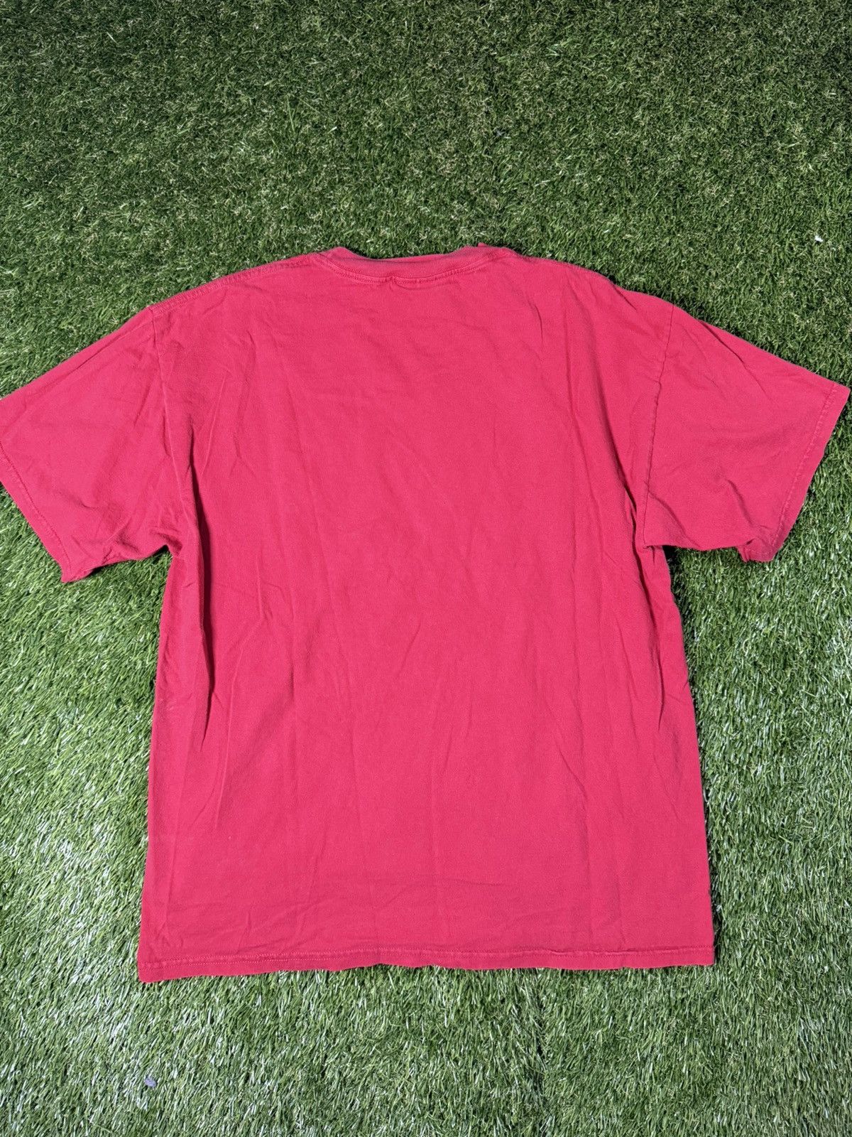 Nike Vintage 90s Essential Nike Spell Out Faded Fall Sports Tee Size US XL / EU 56 / 4 - 4 Thumbnail