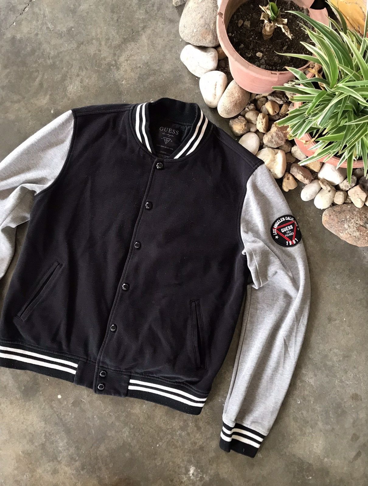 Guess VINTAGE Guess L.A 1981 Varsity Jacket 🔥 Size XL / US 12-14 / IT 48-50 - 8 Thumbnail