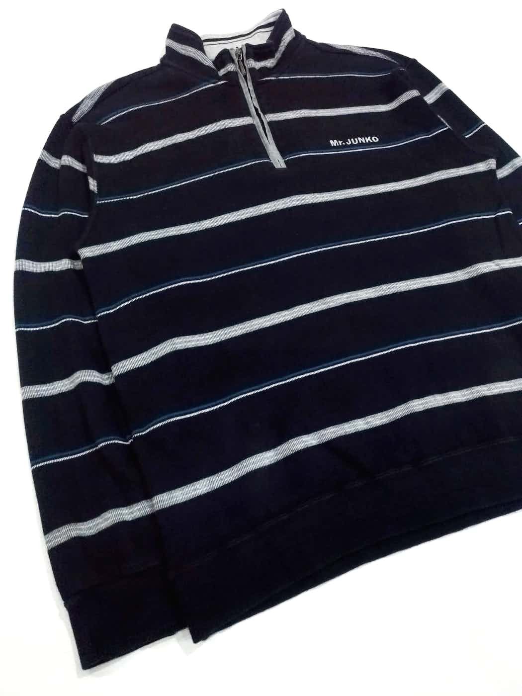 Japanese Brand × Junko Shimada × Mr. Junko Mr. Junko Striped Smart Dapper Pullover Size US M / EU 48-50 / 2 - 4 Thumbnail
