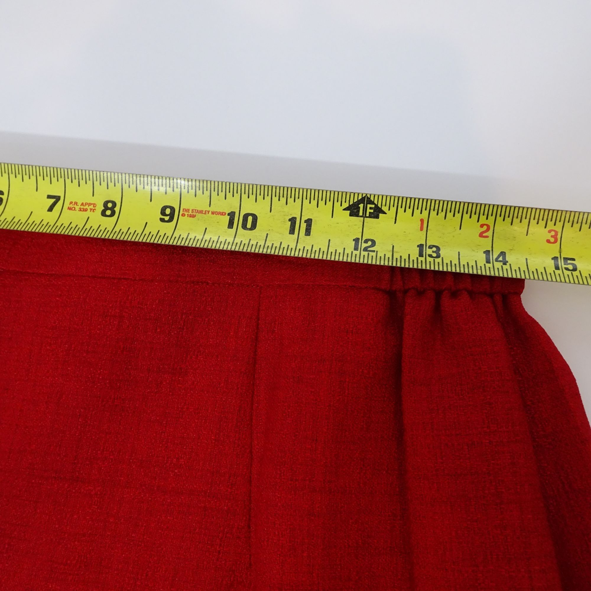 Other Vintage Leslie Fay 2 Pc Red Skirt Suit Women Size 10 Size L / US 10 / IT 46 - 15 Thumbnail