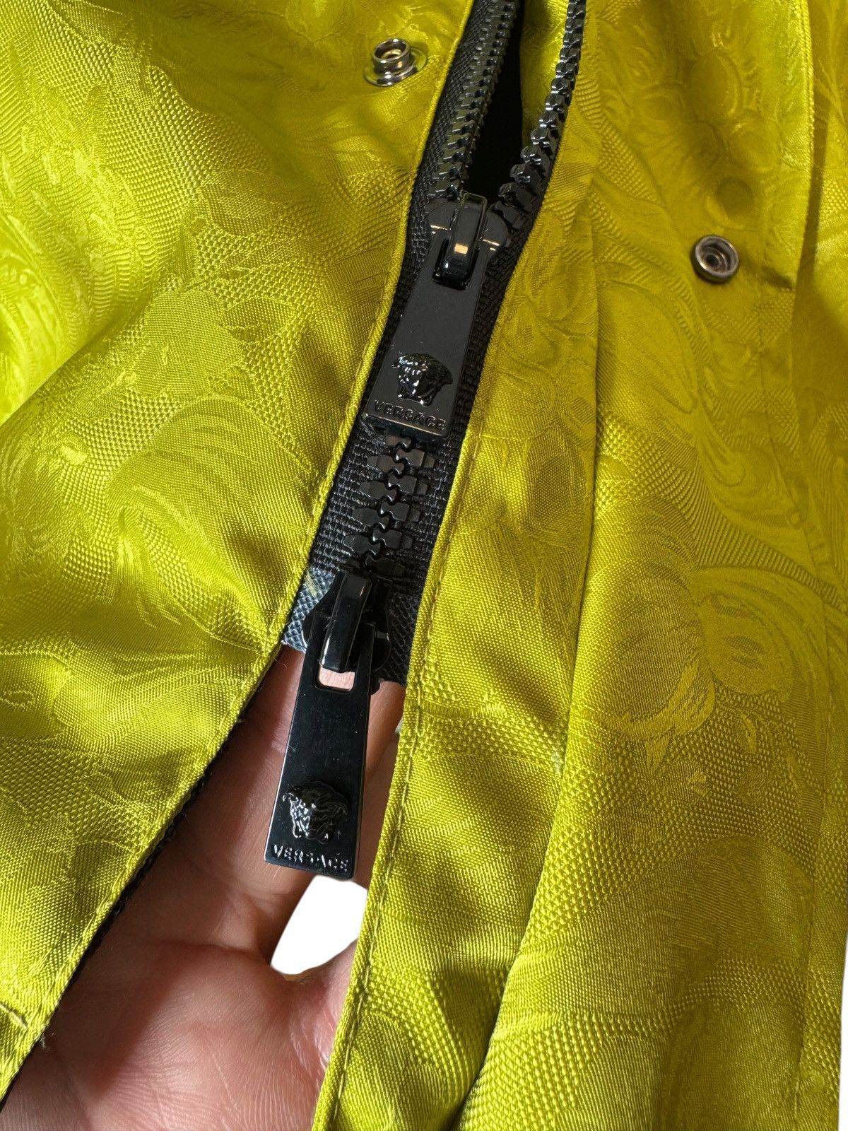 Versace Versace Milano Yellow Baroque Jacket – Size 48 (M) Size US M / EU 48-50 / 2 - 7 Thumbnail