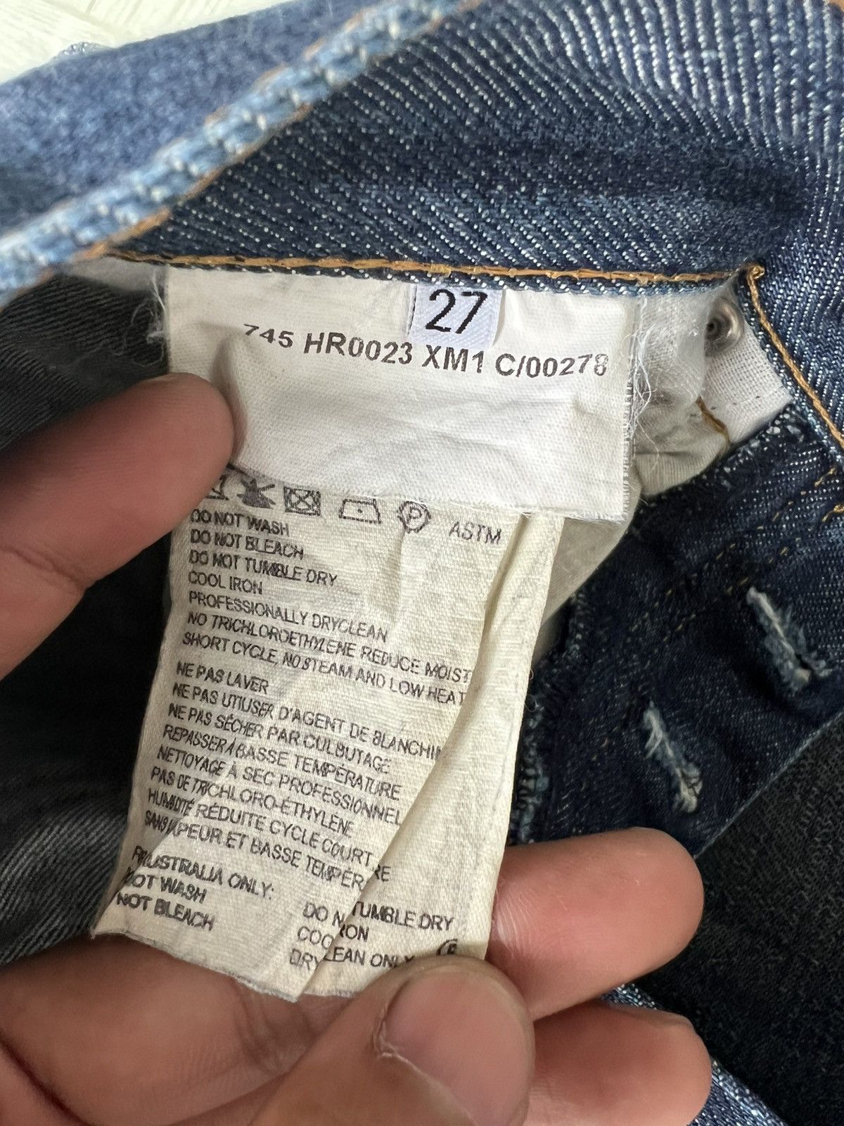 Helmut Lang 1998 Helmut Lang Treat Raw Denim Low Waist Contour Fit Jeans Size US 28 / EU 44 - 9 Thumbnail