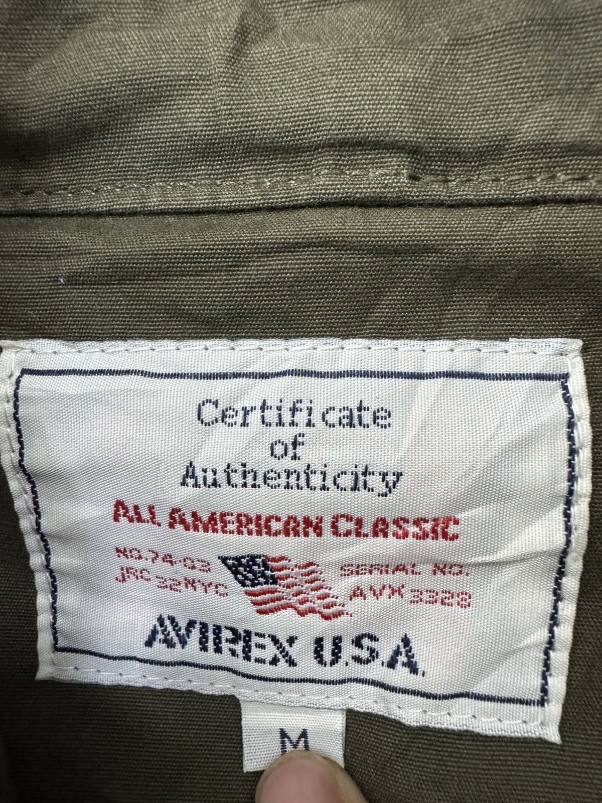 Avirex Vintage Avirex Us Army Jacket Red Parkas Hoodie Jacket Size US M / EU 48-50 / 2 - 8 Thumbnail