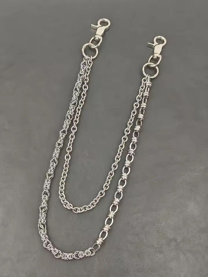 Japanese Brand Double-Layer Pants Chain Wallet Size ONE SIZE - 2 Thumbnail