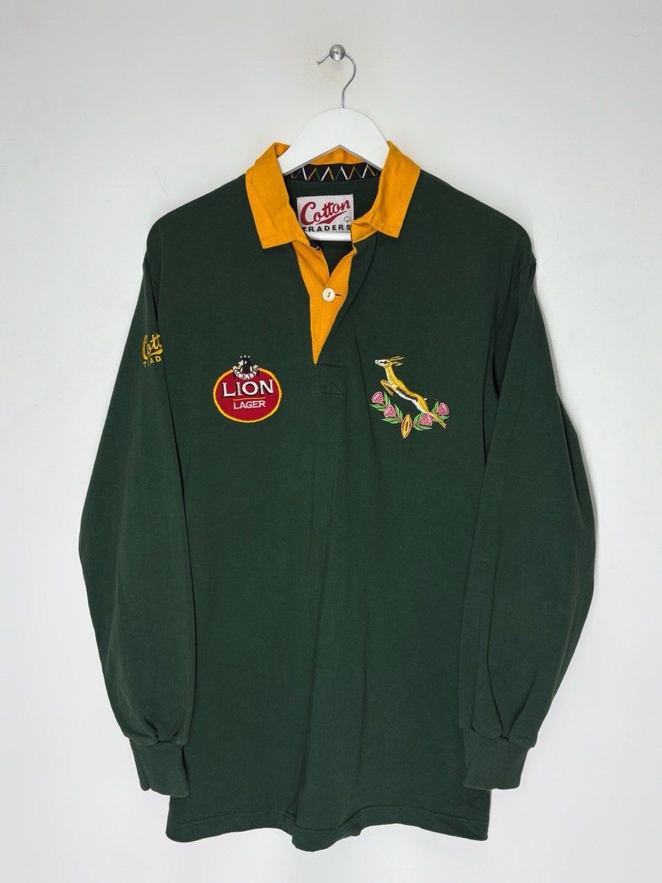 Cotton Traders 1992 Vintage Cotton Traders South Africa Springboks Rugby Size US M / EU 48-50 / 2 - 1 Thumbnail