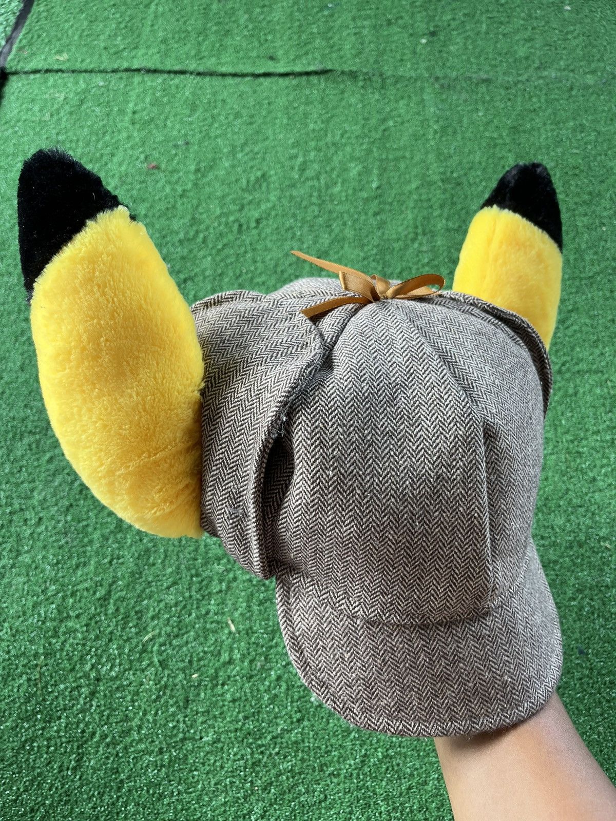Anime × Japanese Brand × Pokemon RARE Pikachu Pokemon Hats With Ear Sega New Old Stock ! Size ONE SIZE - 2 Thumbnail