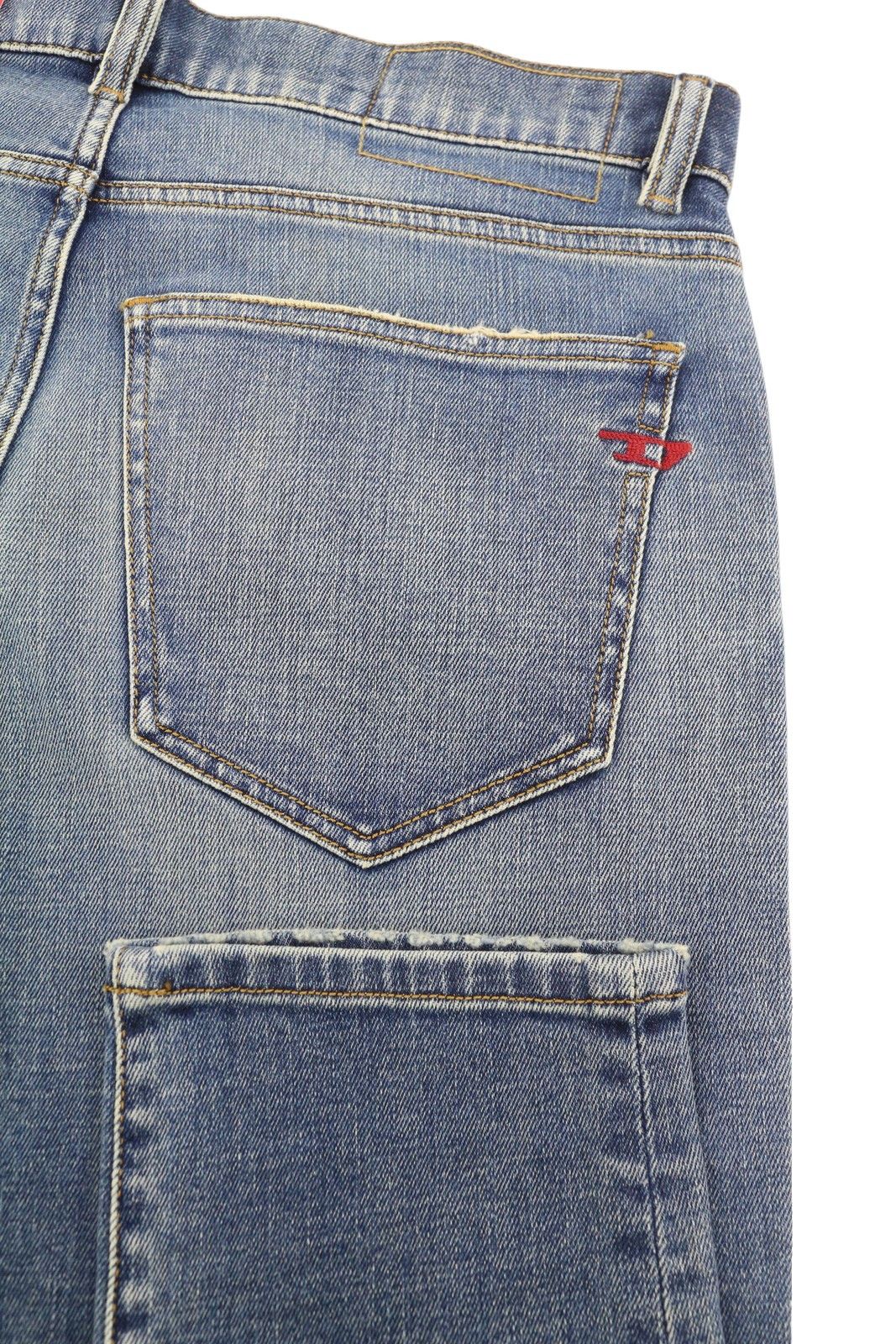 Diesel 2019 D-STRUKT 09C87 W31/L34 Blue Distress Slim 85414 Size US 31 - 6 Thumbnail