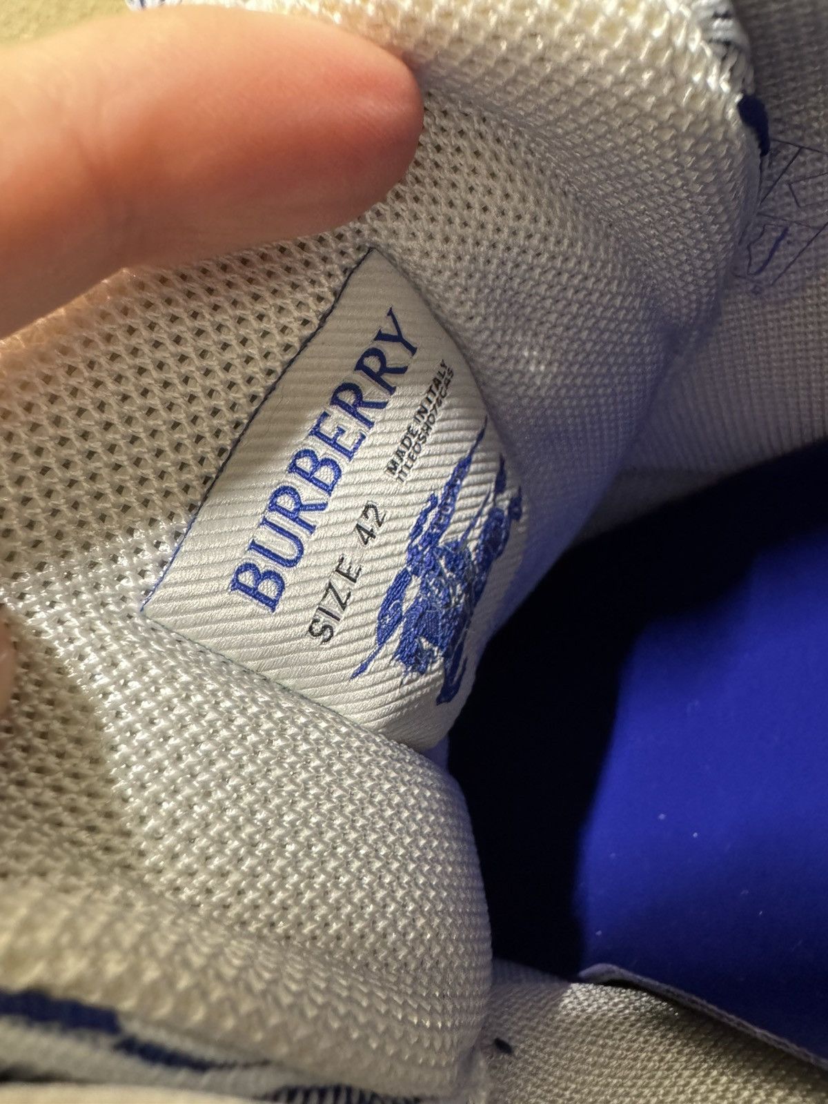 Burberry Burberry Check Knit Box Sneaker 950$ NEW Size US 9 / EU 42 - 7 Thumbnail