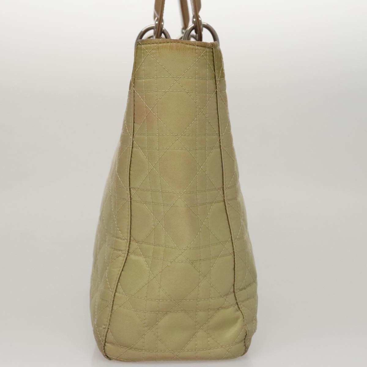 Dior DIOR Canage Hand Bag Nylon Beige Silver Size ONE SIZE - 5 Thumbnail