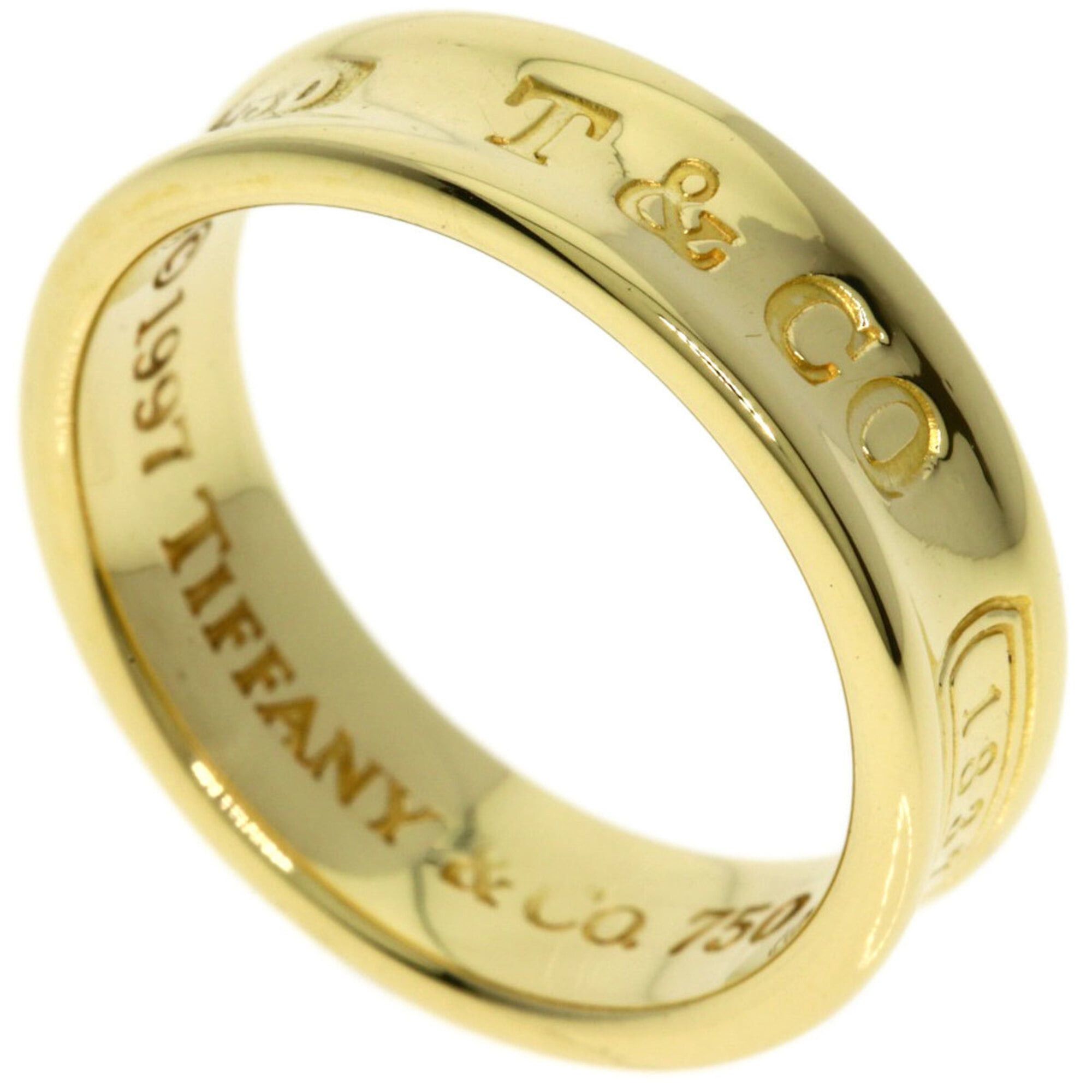 Tiffany & Co. Tiffany & Co. 1837 Narrow Ring, 18K Yellow Gold, Women's Ring. Size ONE SIZE - 1 Thumbnail