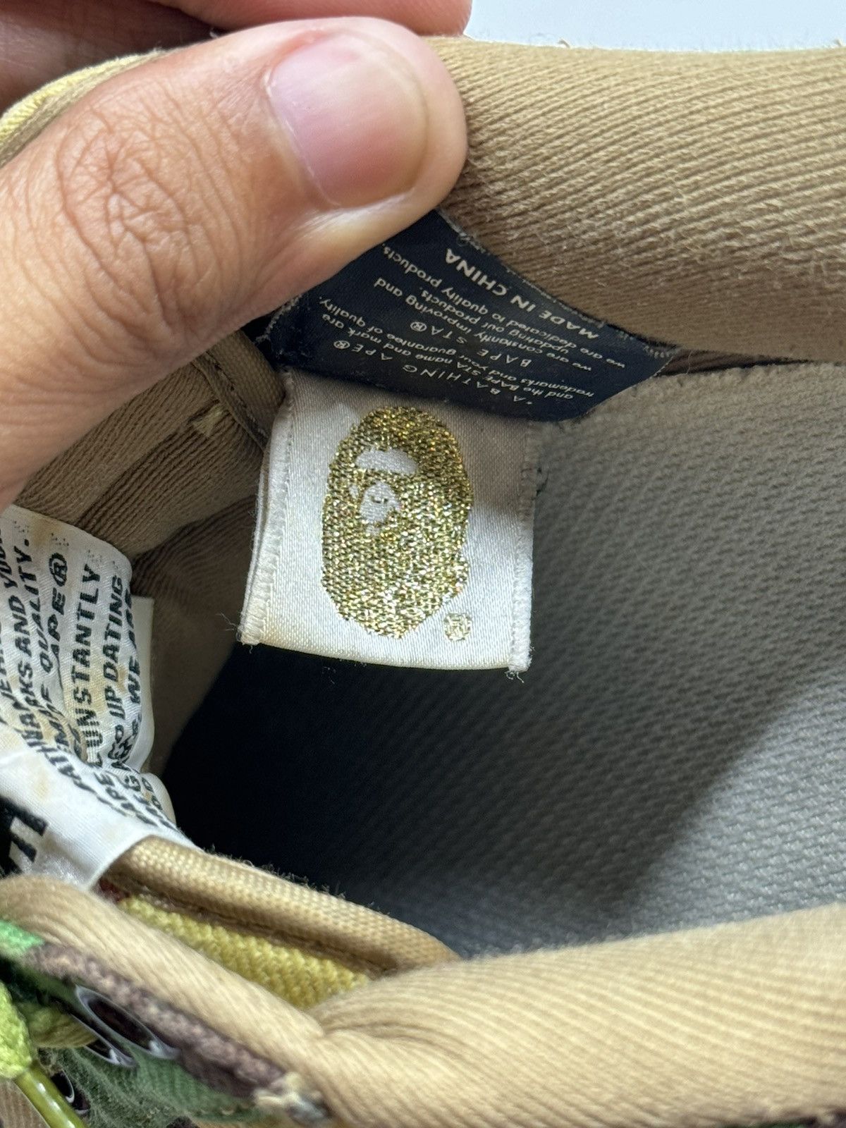 Bape A Bathing Ape 1ST CAMO BAPE STA Size US 8.5 / EU 41-42 - 11 Thumbnail