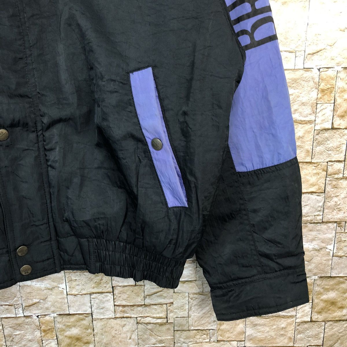 Japanese Brand Machope WindBreaker Purple Hoodie #A559 Size US L / EU 52-54 / 3 - 8 Thumbnail