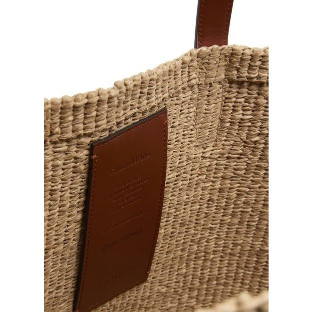 Chloe Chloe Horse Medal Sephia Brown Raffia-Effect Basket Shoulder Size ONE SIZE - 6 Thumbnail