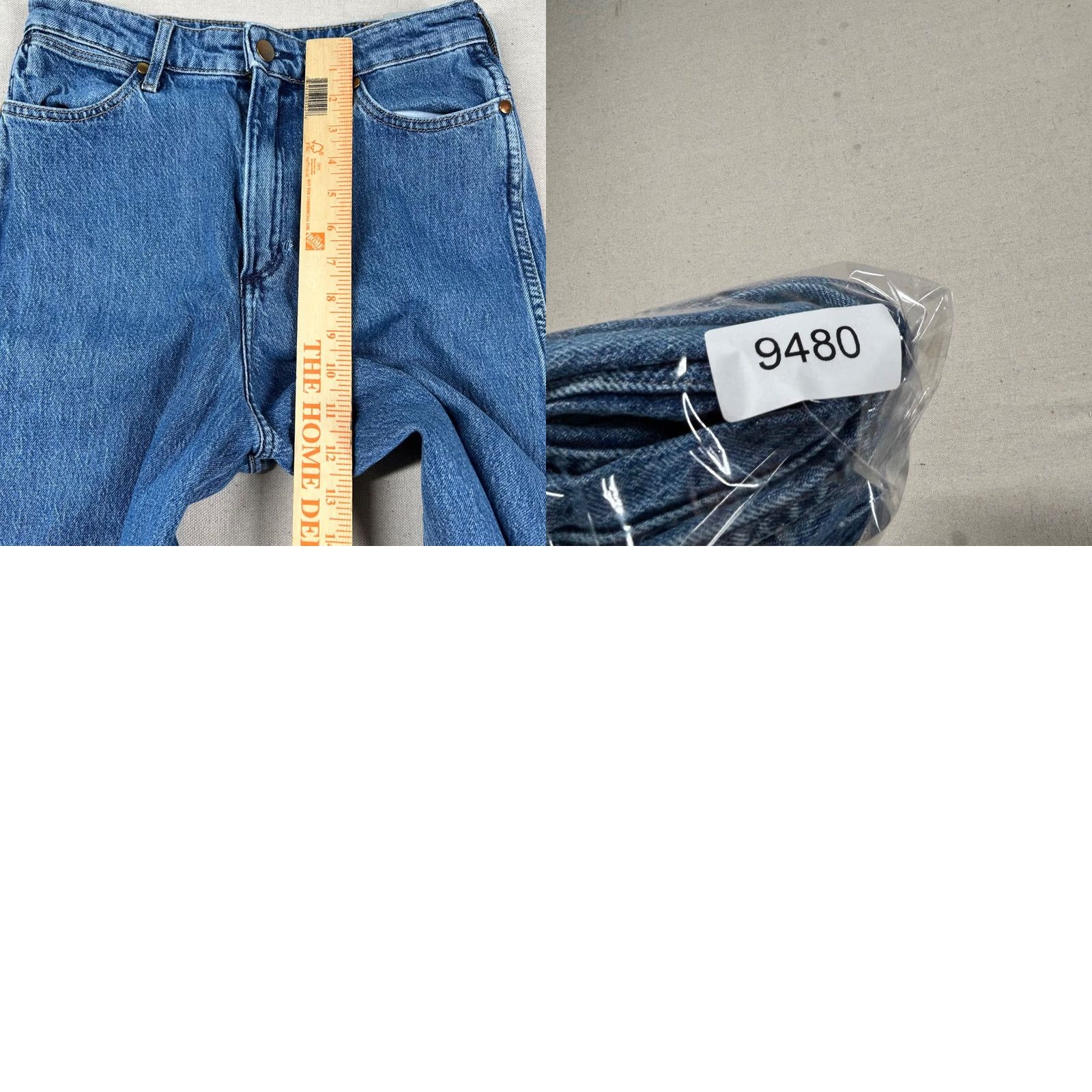Wrangler VINTAGE Wrangler Barrel Jeans Womens 27 High Rise Cowboy 652 Western Country Farmer Jeans Blue Cotton Spandex 5-Pocket Inseam 31 Womens Size 27" / US 4 / IT 40 - 9 Thumbnail