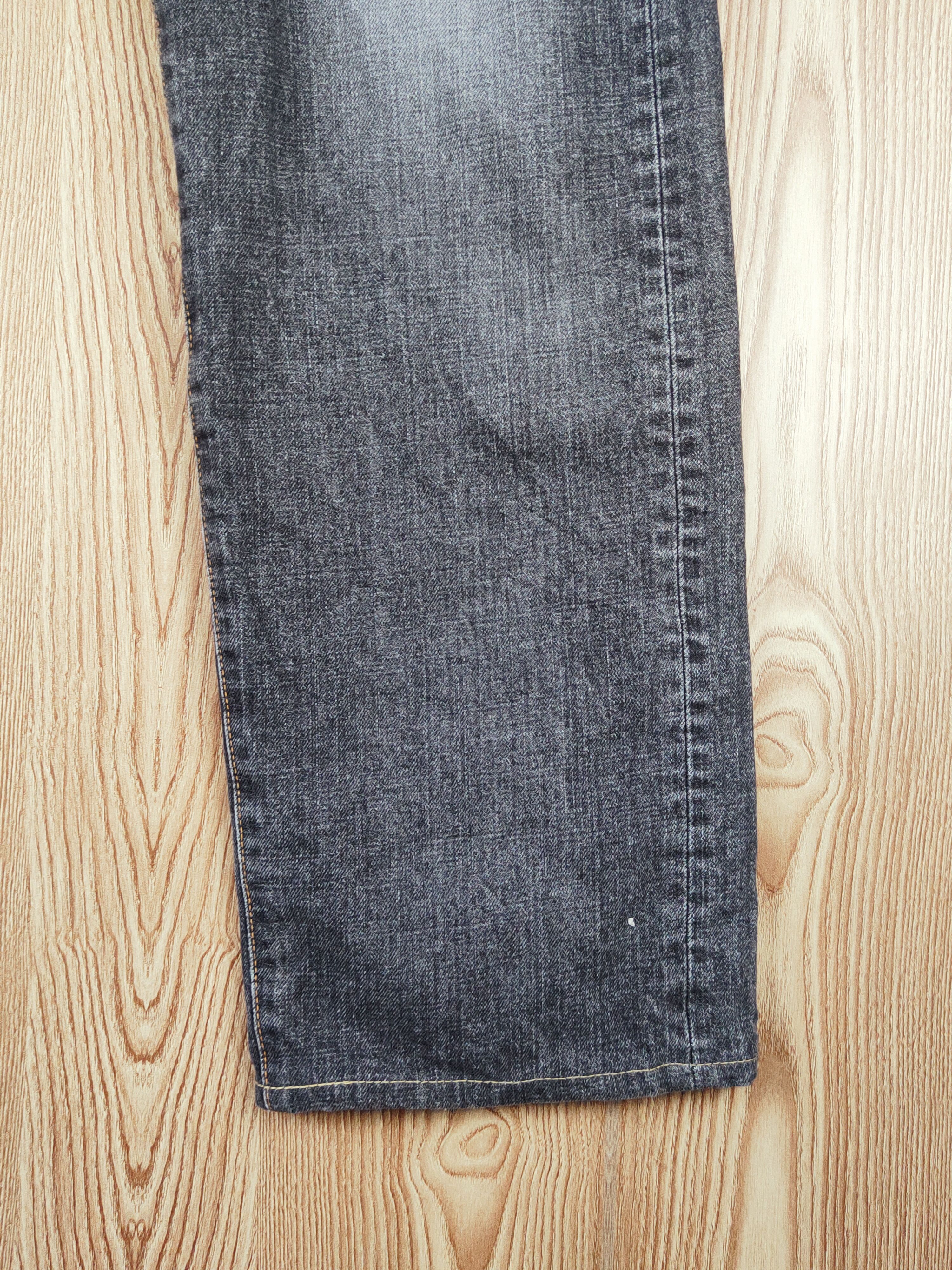 Edwin Edwin Black Distressed Ripped Jeans #S2682 Size US 34 / EU 50 - 6 Thumbnail
