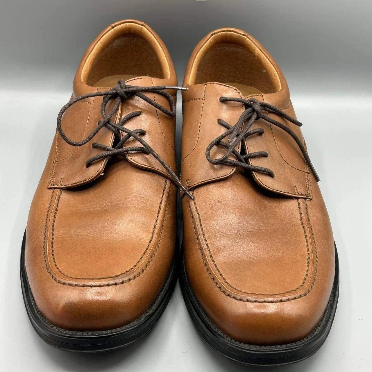 G.H. Bass & Co. G.H Bass & Co. Sheldon Derby Dress Shoes 11M Leather Moc Toe Size US 11 / EU 44 - 2 Thumbnail