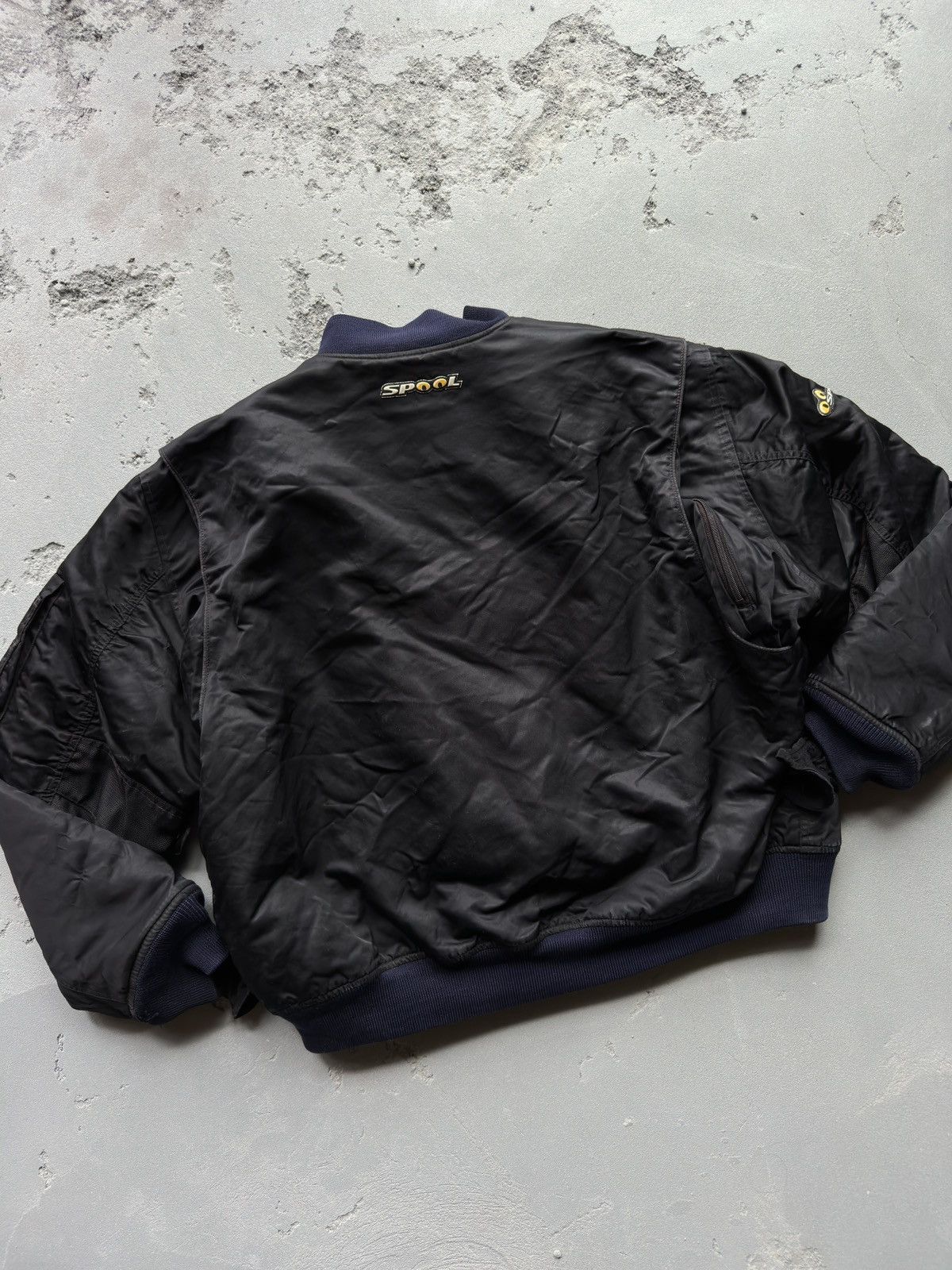 Japanese Brand Vintage MA1 y2k Bomber Jacket Size US M / EU 48-50 / 2 - 2 Thumbnail
