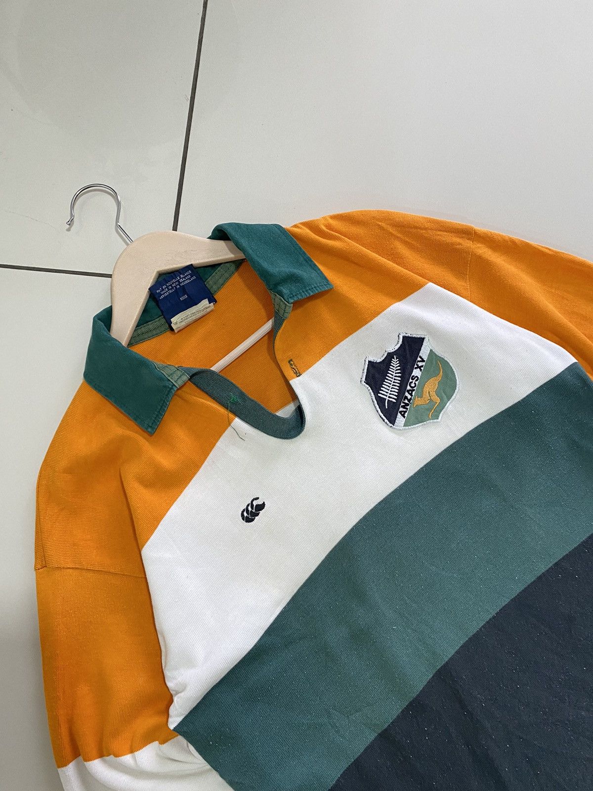 Canterbury of New Zealand Anzacs XV Canterbury rugby jersey Years 1989 Rare Shirt ‼️‼️ Size US L / EU 52-54 / 3 - 10 Thumbnail