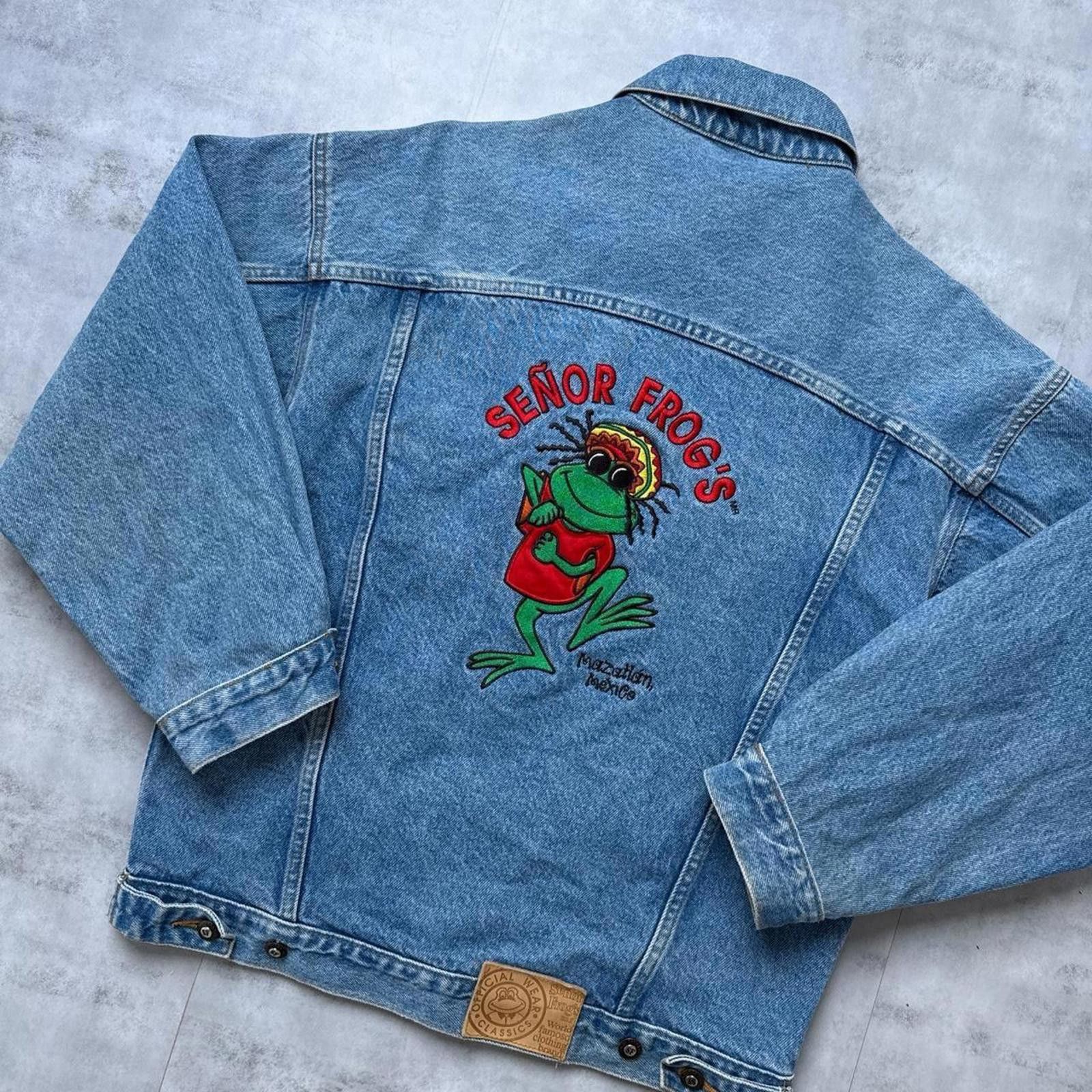 Other Y2K Señor Frogs Denim 00s Jacket Size US M / EU 48-50 / 2 - 8 Thumbnail