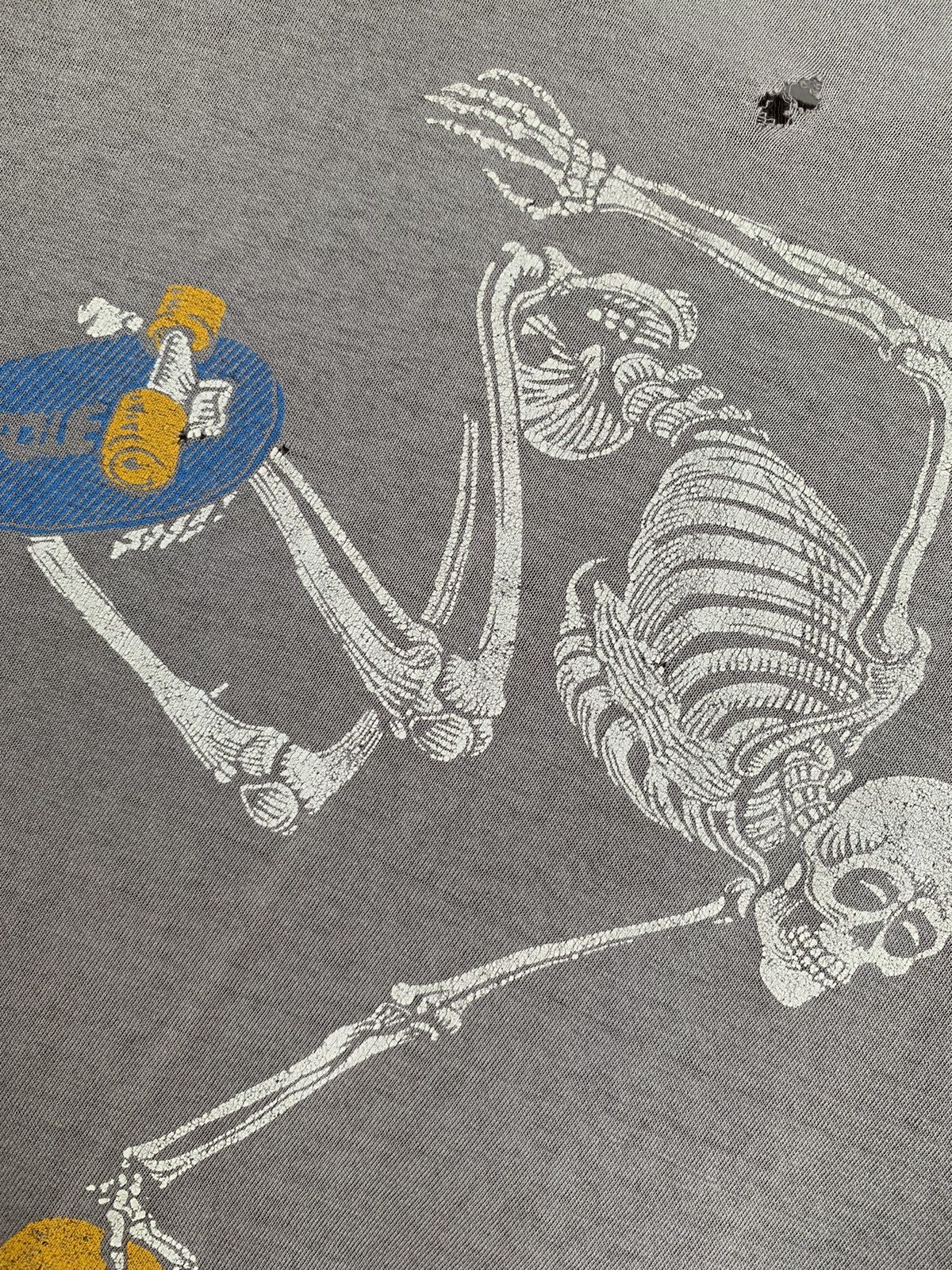 Powell Peralta Vintage 80s Powell Peralta Bones Skeleton Distressed Shirt Size US L / EU 52-54 / 3 - 15 Thumbnail