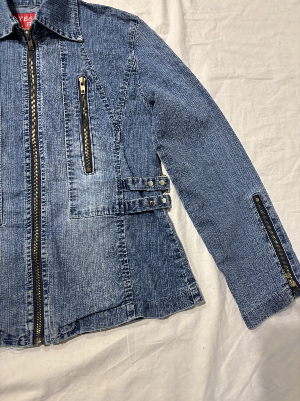 Vintage Vintage denim zip jacket Size S / US 4 / IT 40 - 5 Thumbnail