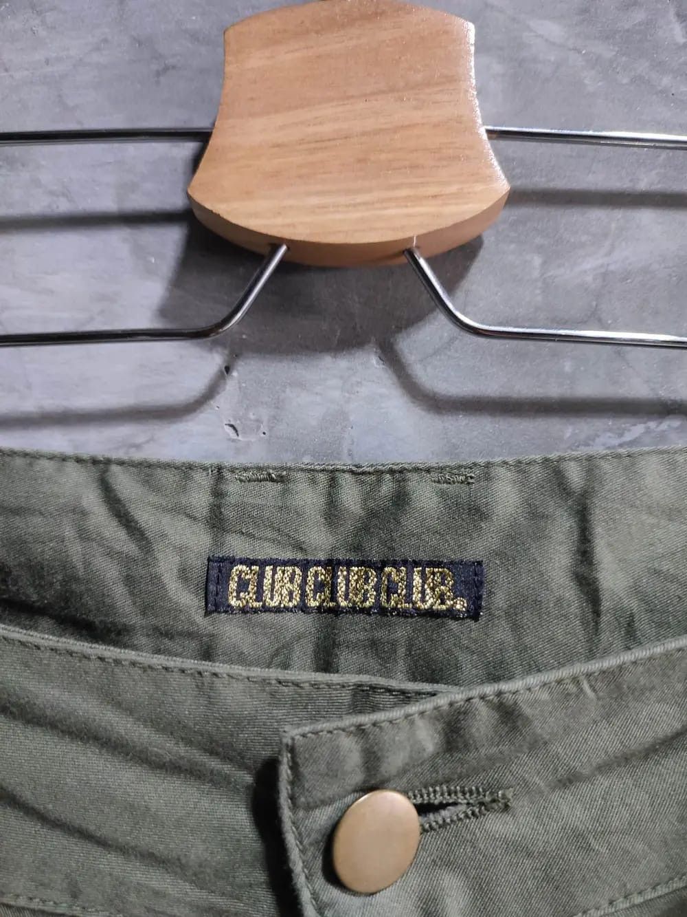 Japanese Brand Clubclubclub Japan Olive Cargo Multipocket Low rise Pants Size US 28 / EU 44 - 2 Thumbnail