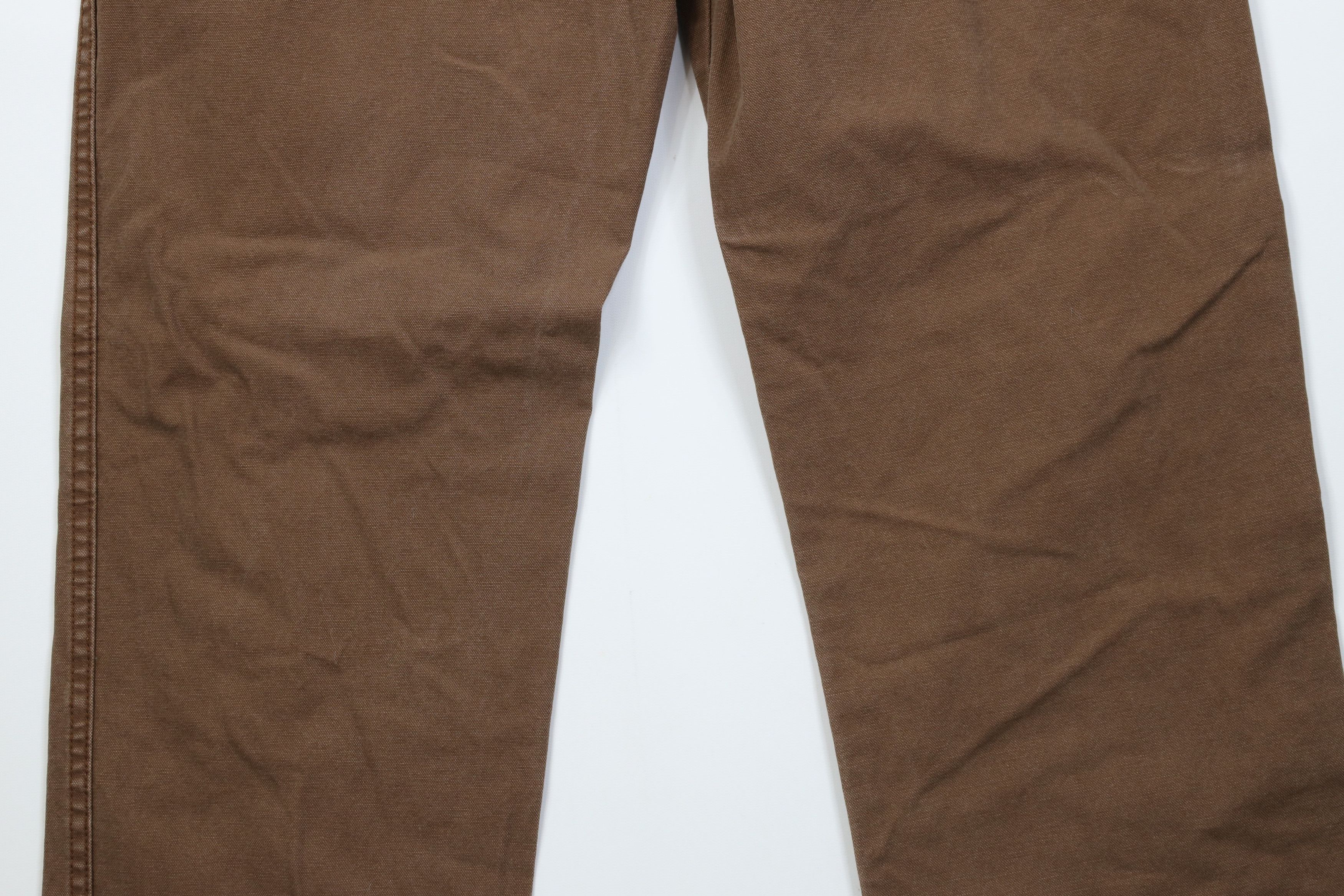 Dickies Vintage Y2K Dickies Wide Leg Dungaree Pants Brown Workwear Size US 36 / EU 52 - 12 Thumbnail