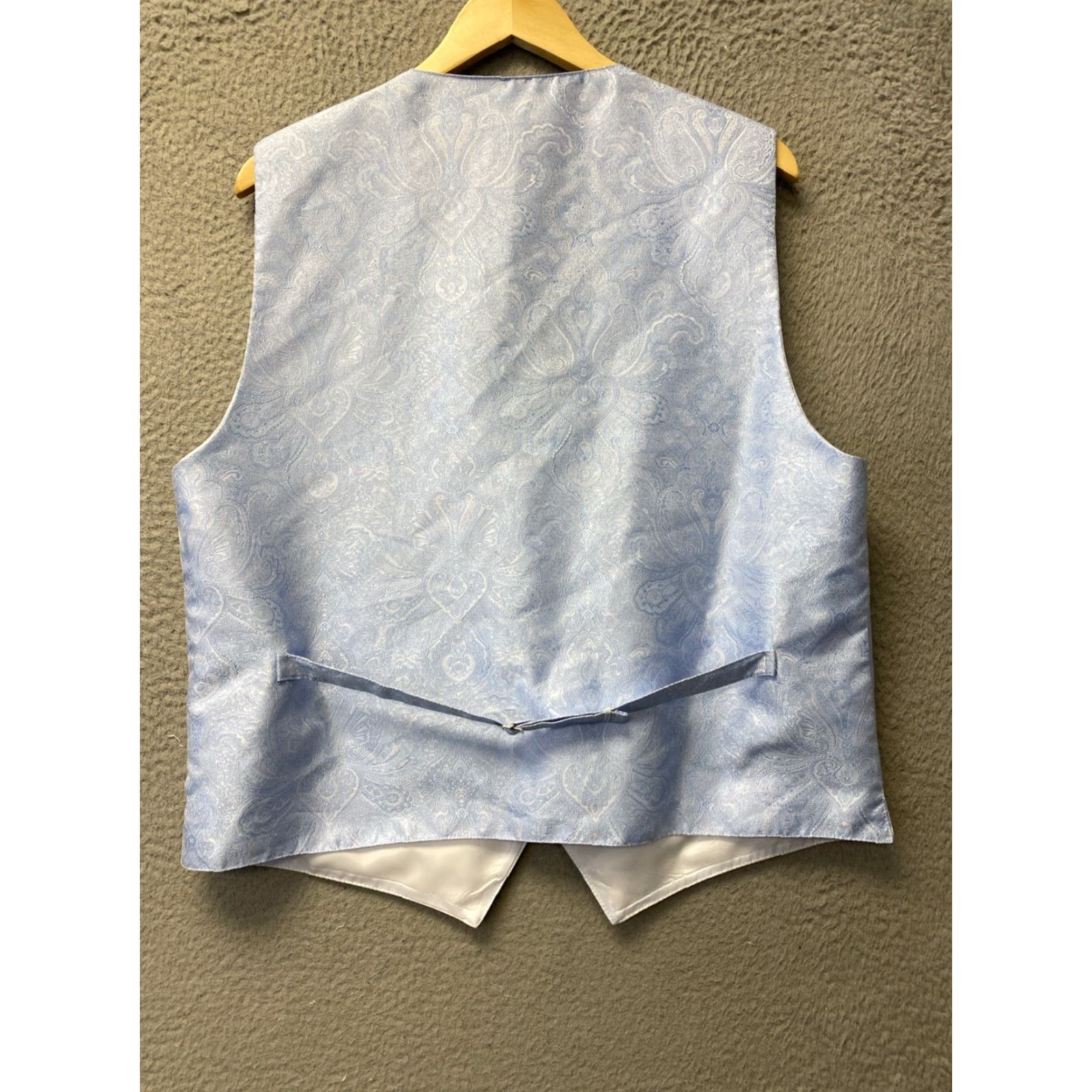 Joseph VINTAGE Joseph & Feiss Men's Blue Formal Casual Waistcoat Vest M Slim Fit Tuxedo Tie Closure Size US M / EU 48-50 / 2 - 7 Thumbnail