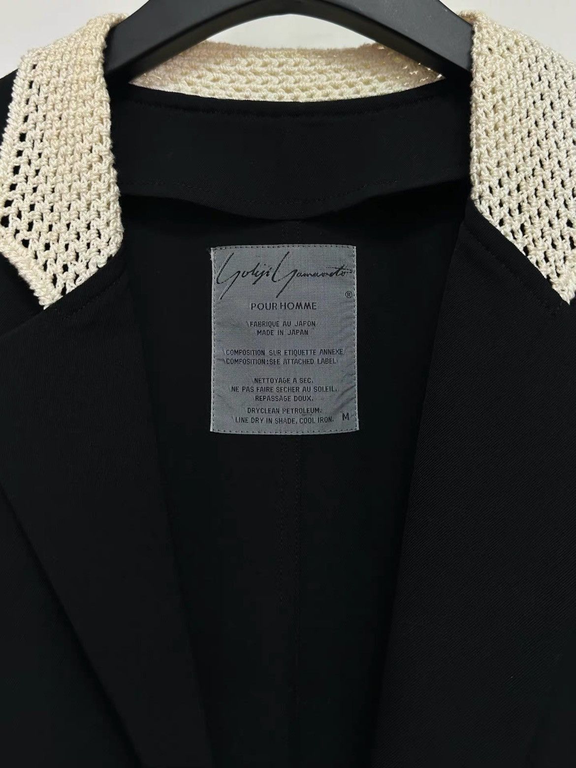 Yohji Yamamoto Yohji Yamamoto Yohji Yamamoto 91SS Hand Stitches Runway Ja Size US M / EU 48-50 / 2 - 6 Thumbnail