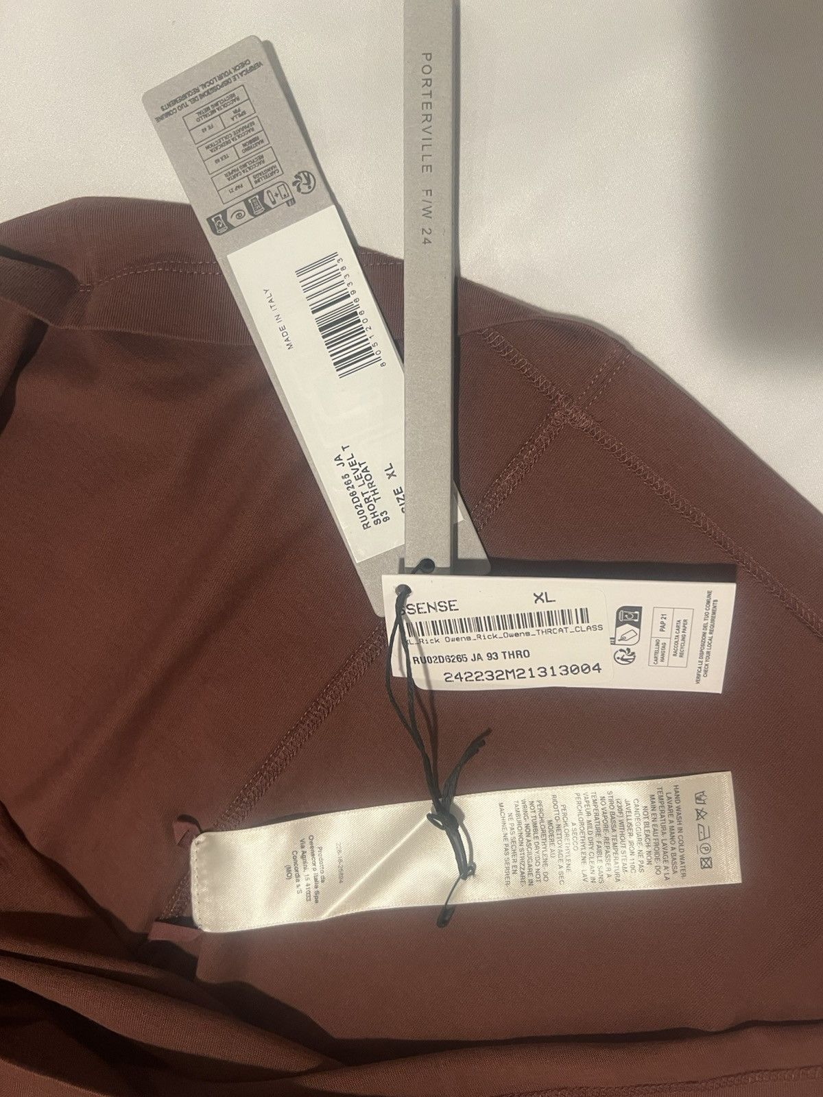 Rick Owens Rick Owens men’s t shirt XL. $790 Size US XL / EU 56 / 4 - 1 Thumbnail
