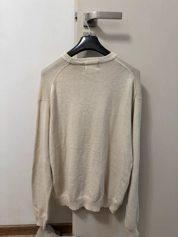 Burberry × Vintage Vintage Thomas Burberry Cream Beige Knit Sweater M Size US M / EU 48-50 / 2 - 3 Thumbnail