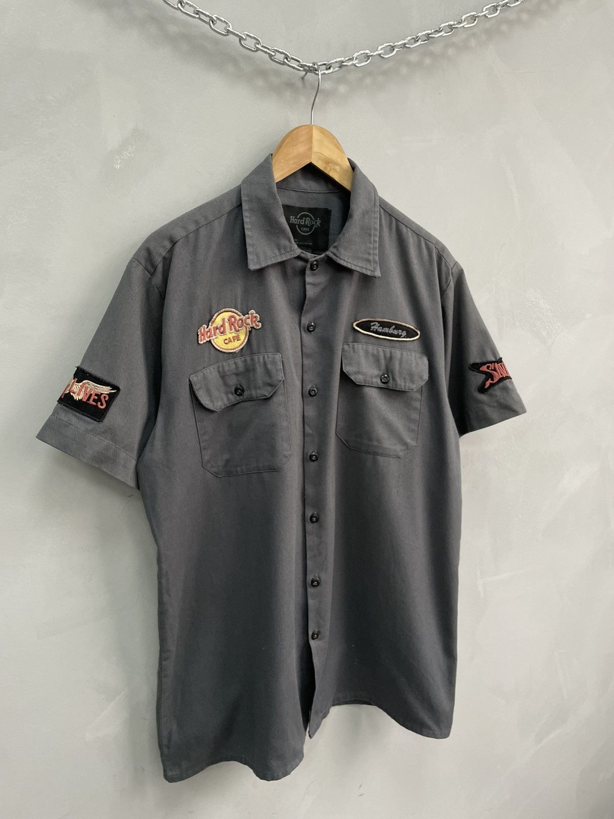 Hard Rock Cafe Hard Rock cafe retro shirt button up rare Size US L / EU 52-54 / 3 - 4 Thumbnail