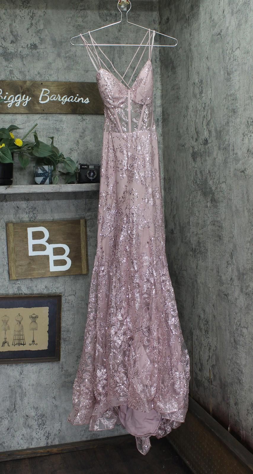Other Blondie Nites Juniors Corset-bodice Gown 3960bn Rose Pink 13 Size M / US 6-8 / IT 42-44 - 1 Thumbnail