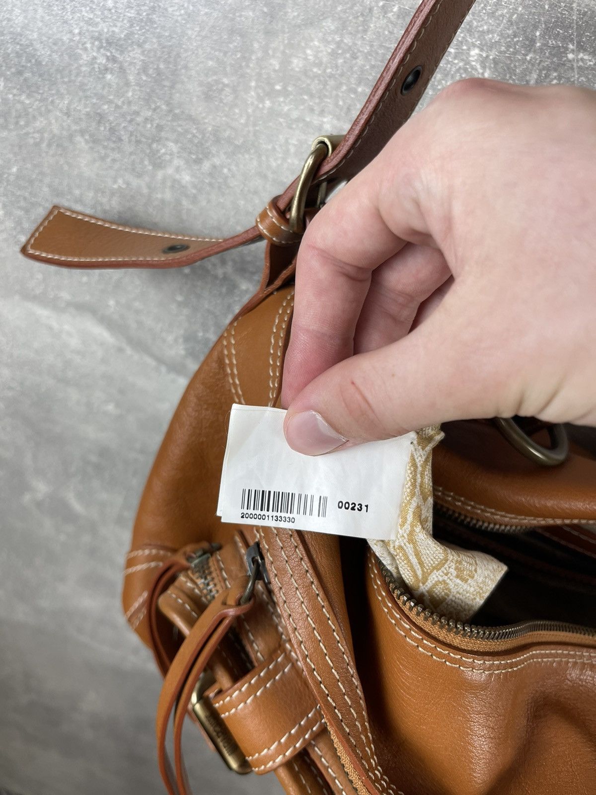 Just Cavalli × Roberto Cavalli × Vintage Just Cavalli Vintage Leather Shoulder Logo Buckle Bag Size ONE SIZE - 16 Thumbnail