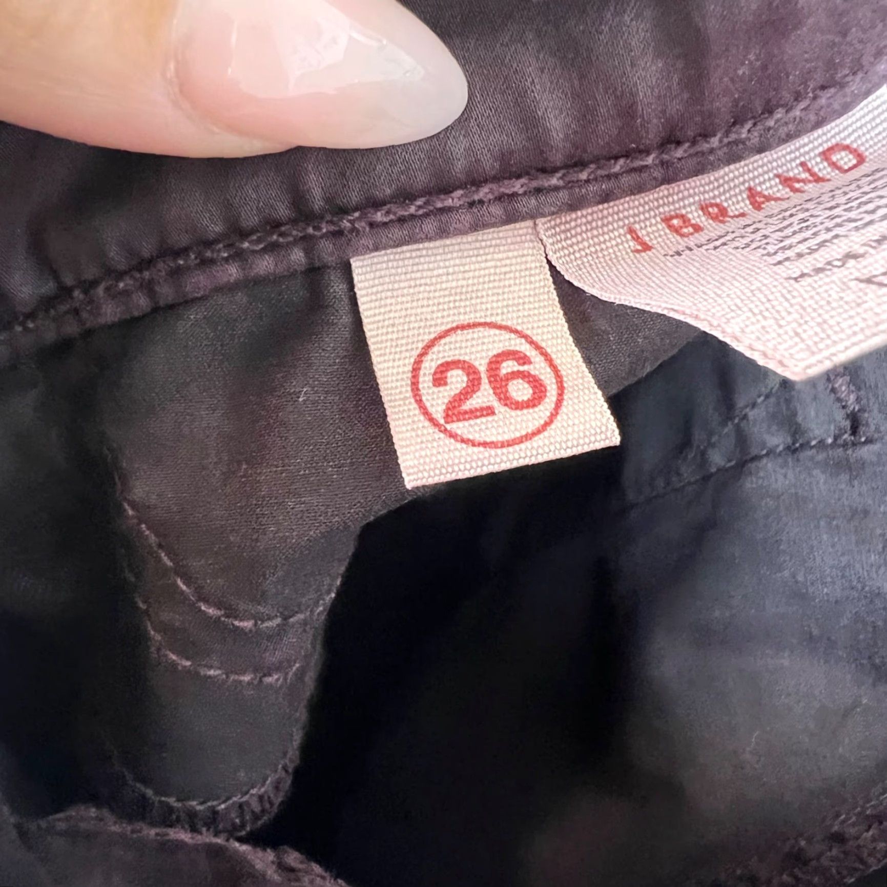 J Brand VINTAGE J Brand Womens Skinny Fit Pants Casual Chino Size 26 Red Fall Winter Size 26" / US 2 / IT 38 - 3 Thumbnail