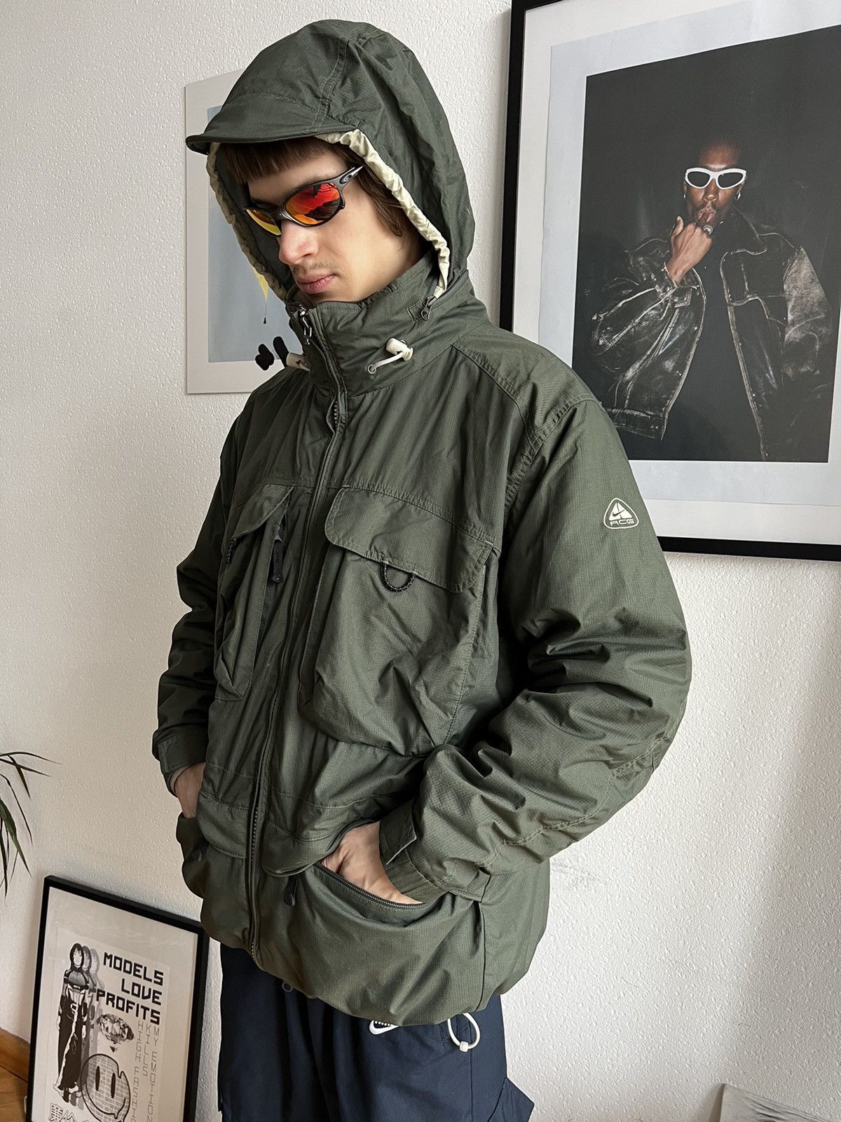 Vintage Nike Acg Gore-Tex Multipocket Tactical Jacket