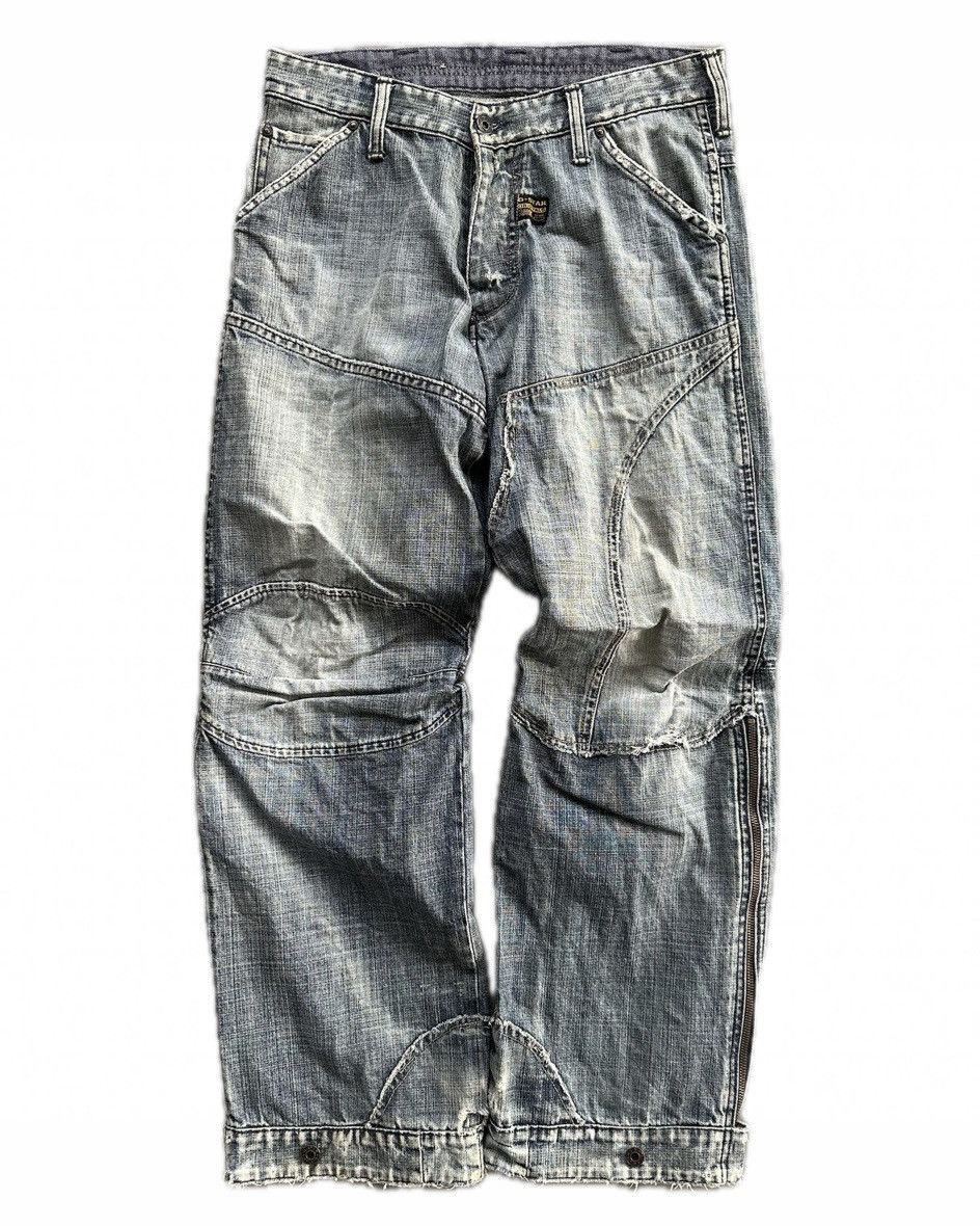 G-Star × Japanese Brand Vintage Tactical G-star Raw Denim Balenciaga Style Bondage Size US 32 / EU 48 - 1 Thumbnail