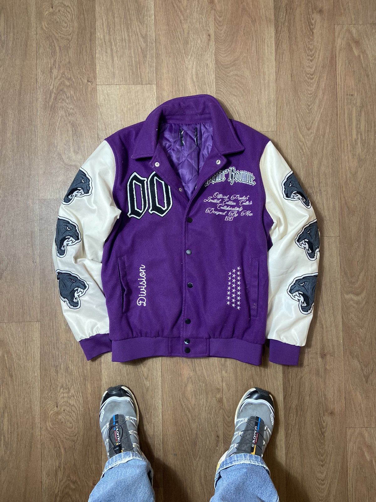 Purple Y2k Varsity selling Jacket