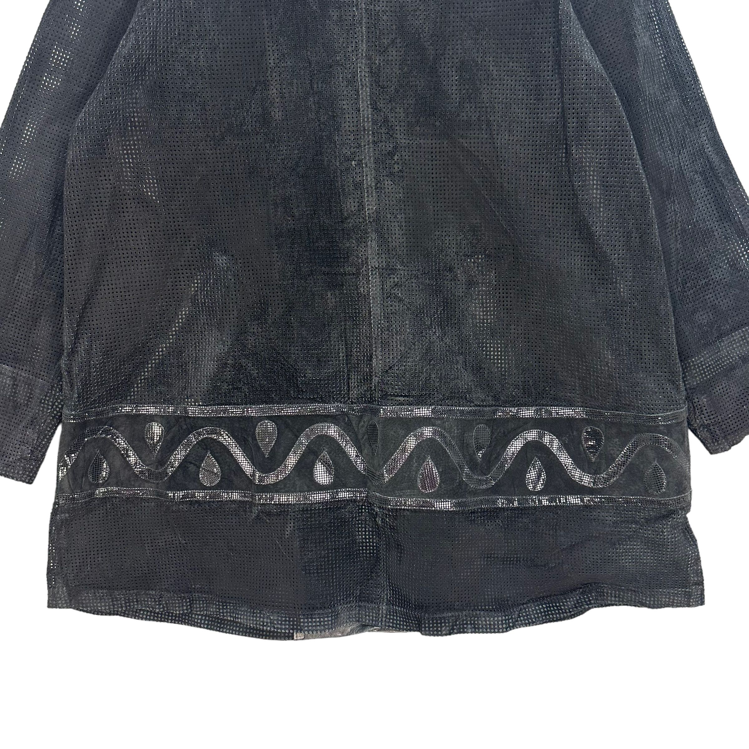 Japanese Brand TALK TO BY TOKYO FUR FULLY MESH LEATHER JACKET #7864-185 Size L / US 10 / IT 46 - 13 Thumbnail