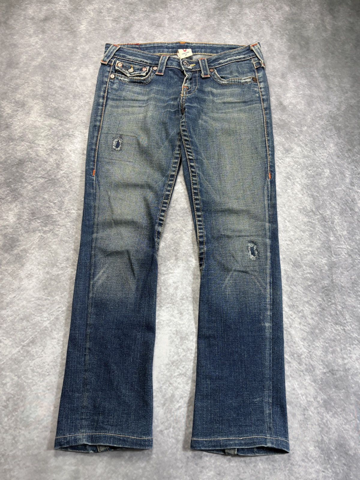 True Religion 2000s True Religion Jeans Made in USA Vintage Denim Pants 27 Size 30" / US 8 / IT 44 - 6 Thumbnail