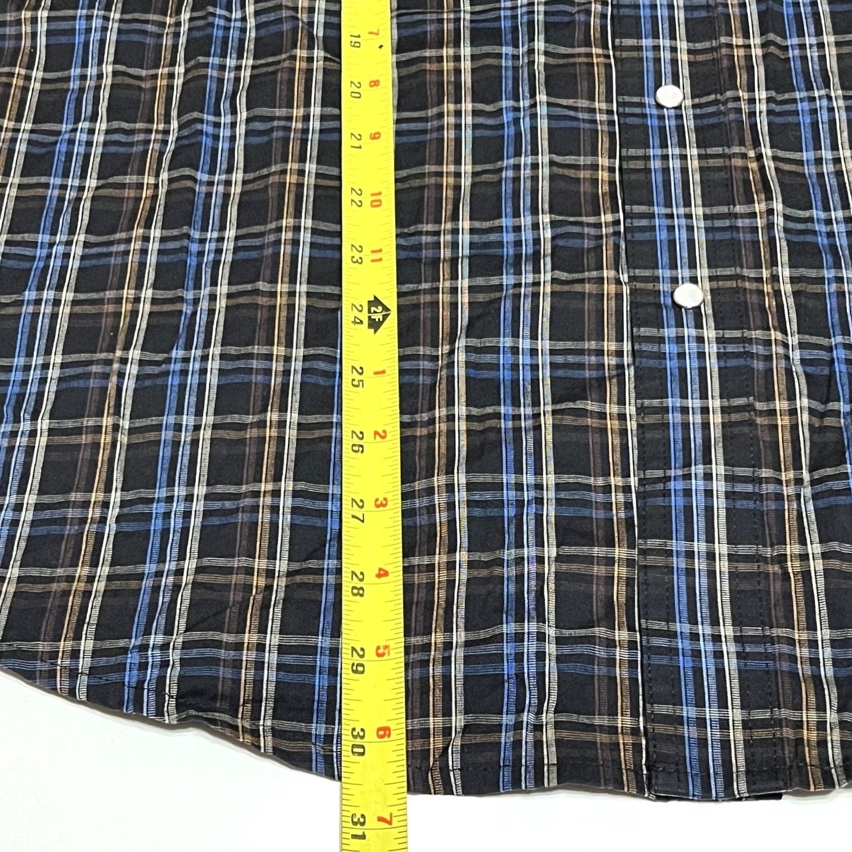 Wrangler Wrangler Western Long Sleeve Pearl Snap Multicolor Plaid Men's XL Size Shirt Size US XL / EU 56 / 4 - 5 Thumbnail
