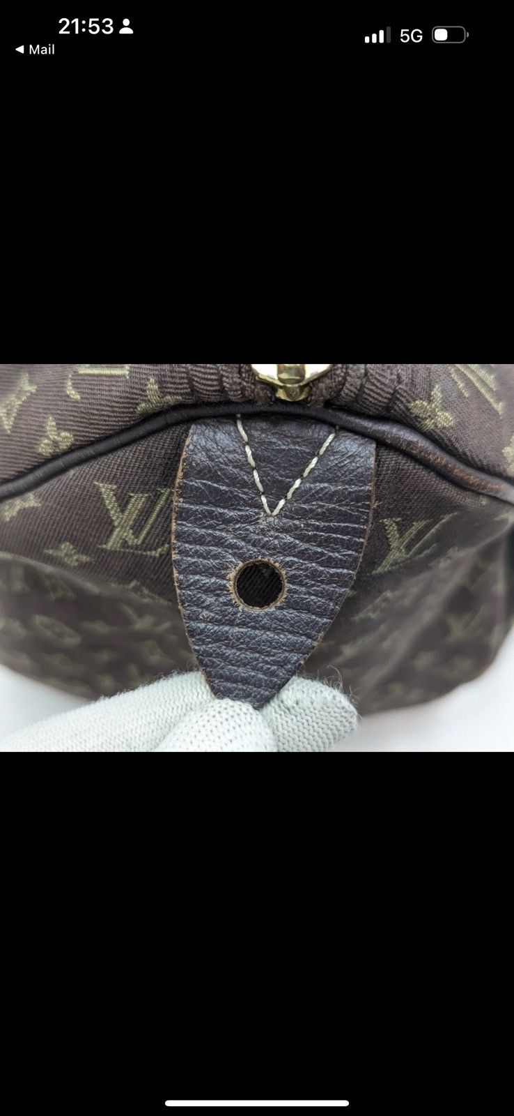 Louis Vuitton Louis Vuitton Mini Lin Speedy 30 Monogram Brown Size ONE SIZE - 8 Thumbnail