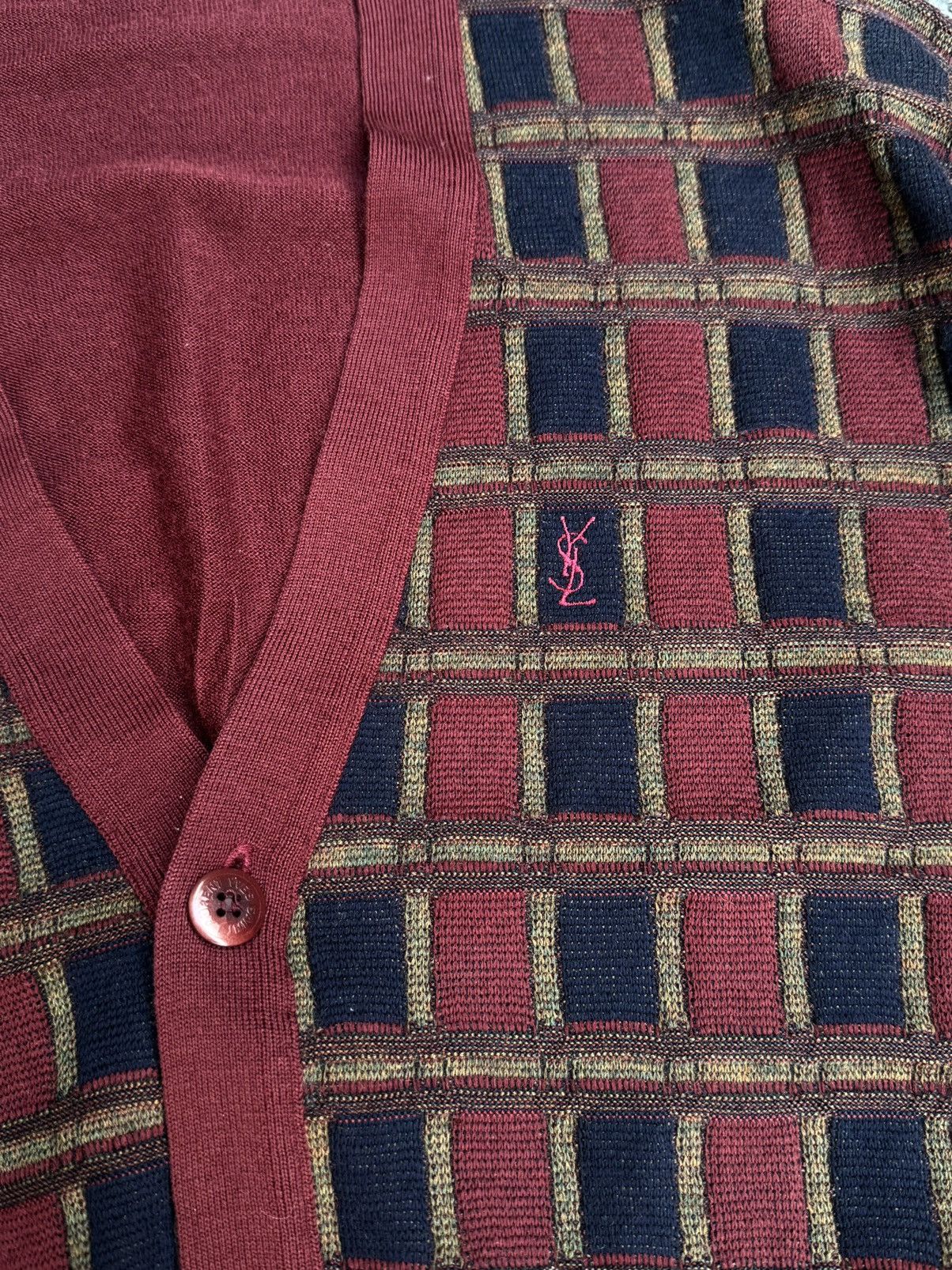 Yves Saint Laurent RARE VINTAGE YVES SAINT LAURENT CARDIGAN Size US L / EU 52-54 / 3 - 3 Thumbnail