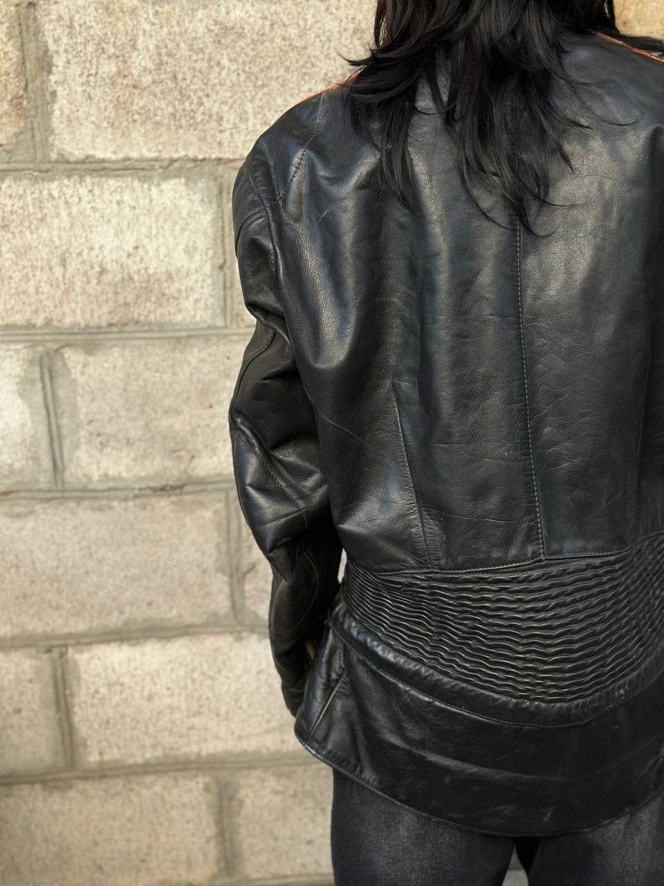 Leather VTG 60-70 Harro Moto Racing Jacket Size L- XL Distressed Size US L / EU 52-54 / 3 - 12 Thumbnail