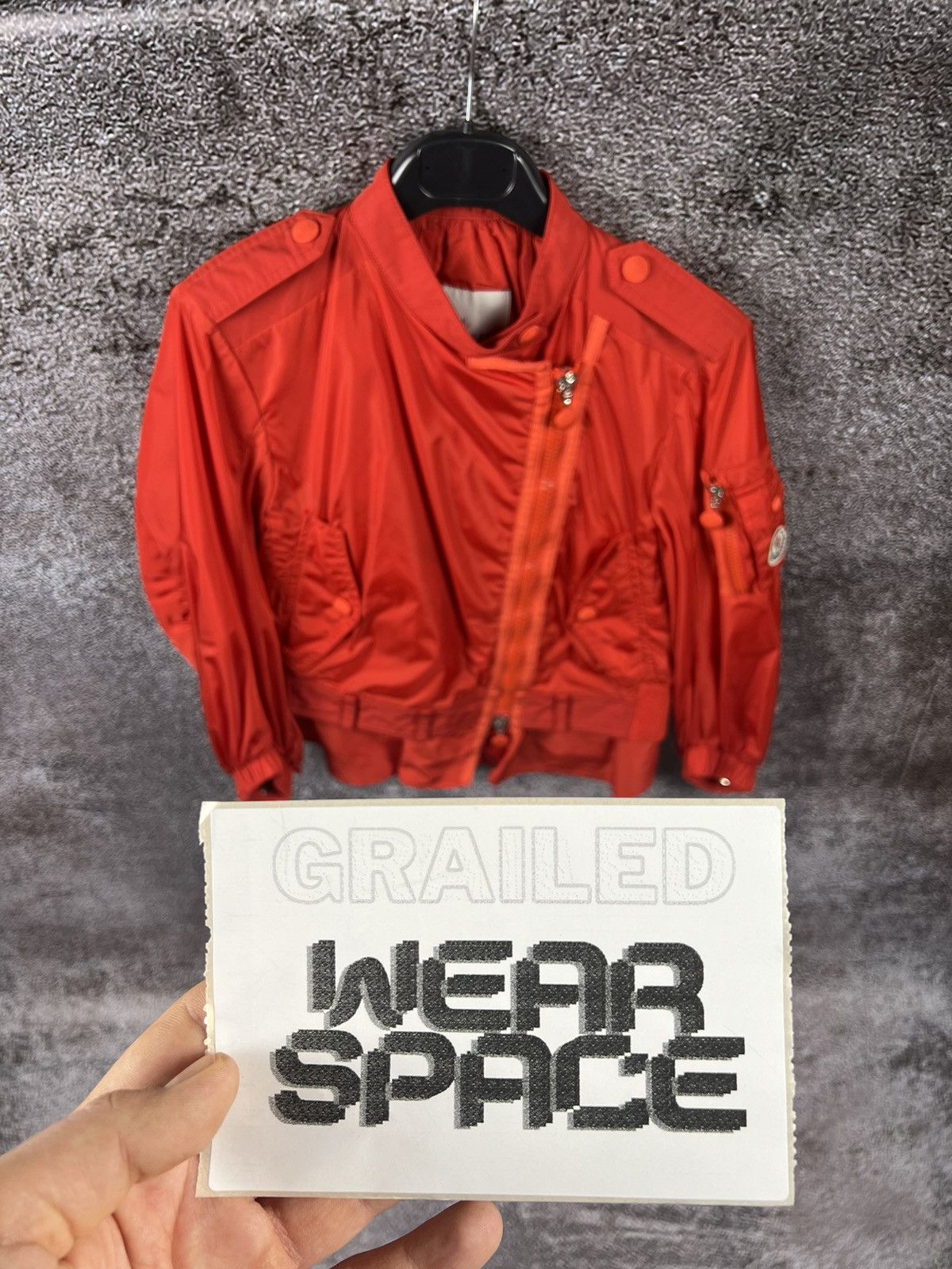 Moncler Sample‼️ new Moncler Gerbera asymetric bomber jacket Size M / US 6-8 / IT 42-44 - 12 Thumbnail